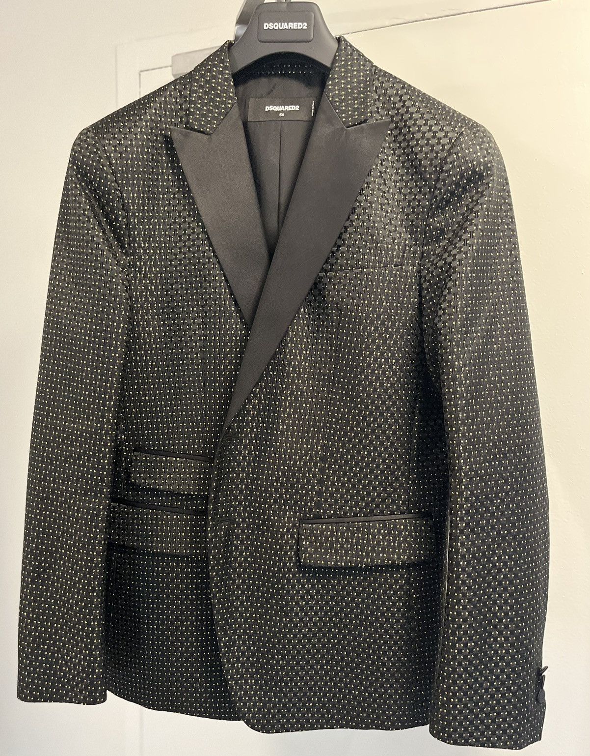 Dsquared2 Spectacular Tuxedo NYE style Blazer Size 44R - 8 Thumbnail