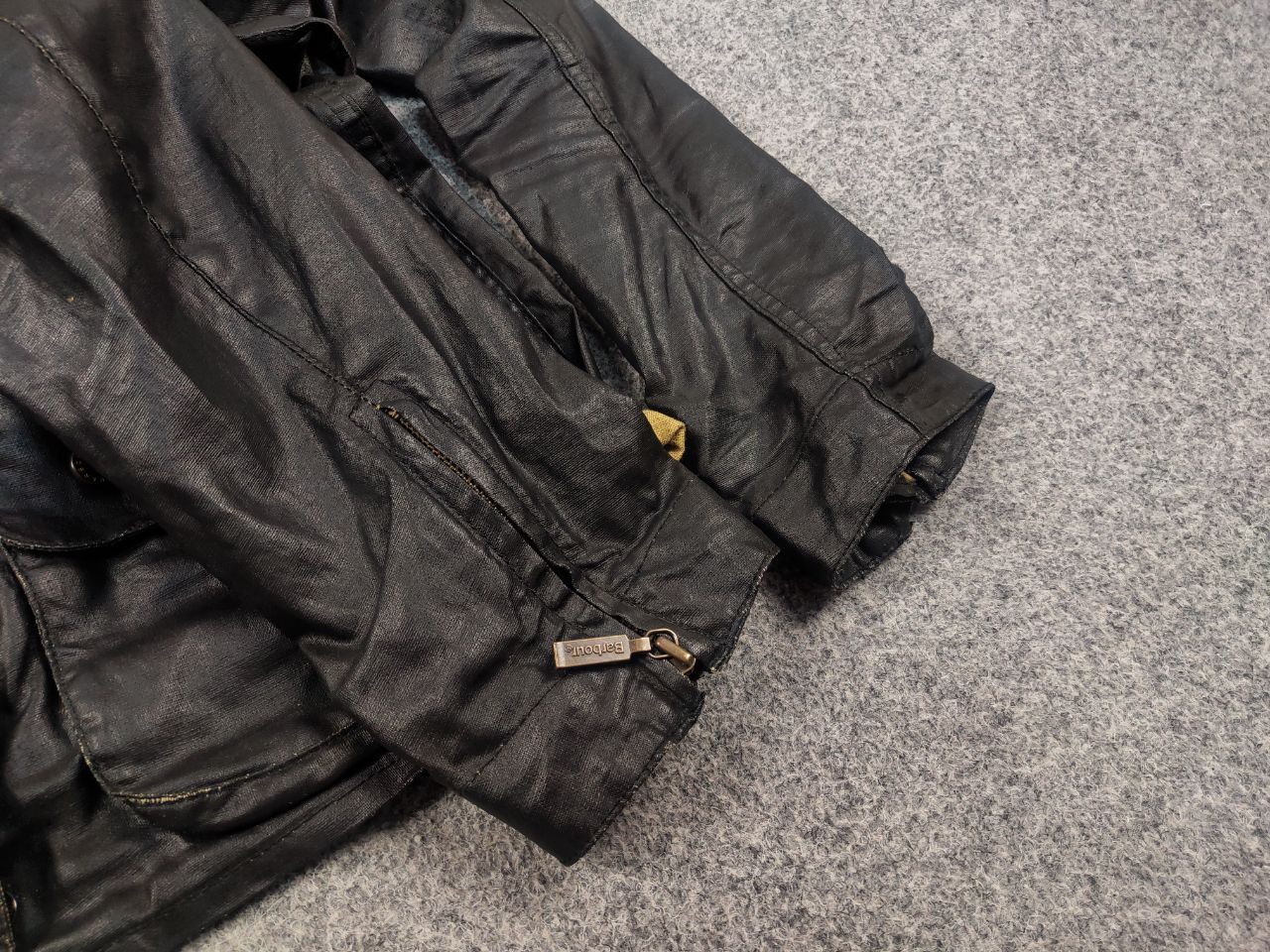 Barbour Barbour International Duralinen Waxed linen Black jacket Size M / US 6-8 / IT 42-44 - 10 Thumbnail