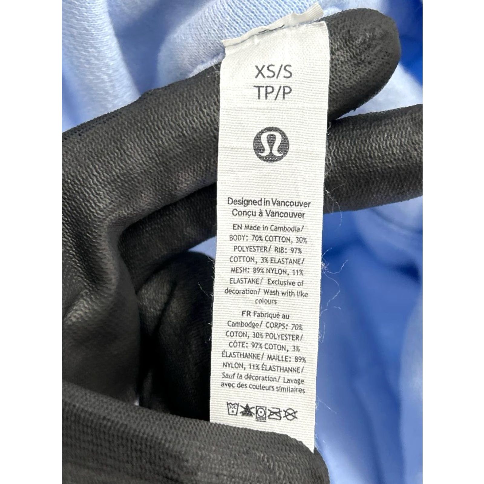Lululemon Lululemon Scuba Sweatshirt Womens XS Blue Oversized Cotton Fleece Logo Pullover Raglan Zip Casual Activewear Womens XS Blue Logo Scuba Sweatshirt Size XS / US 0-2 / IT 36-38 - 4 Thumbnail