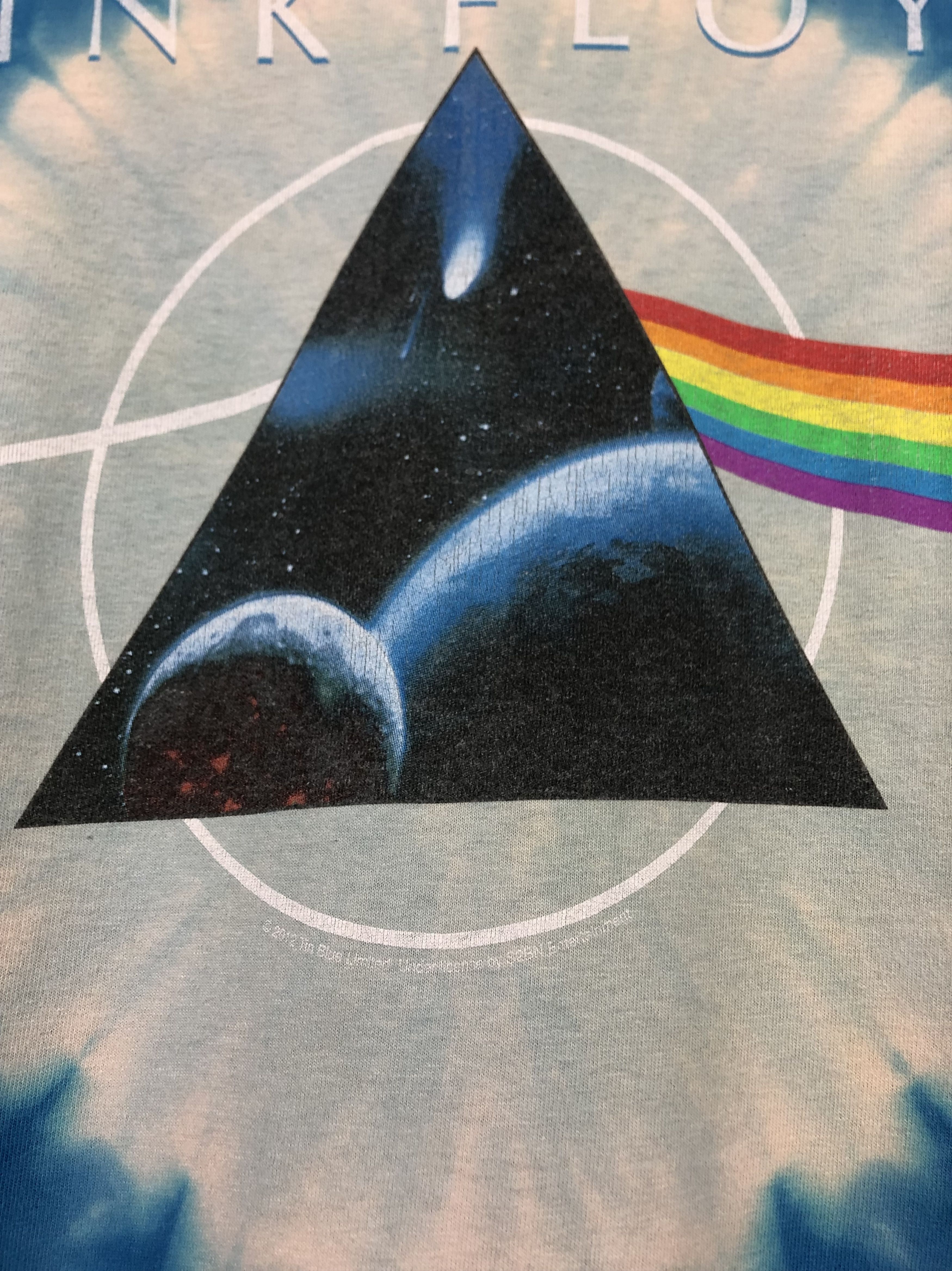 Band Tees Vintage Pink Floyd Tee Dark Side Of the Moon Over Print Size US M / EU 48-50 / 2 - 7 Thumbnail