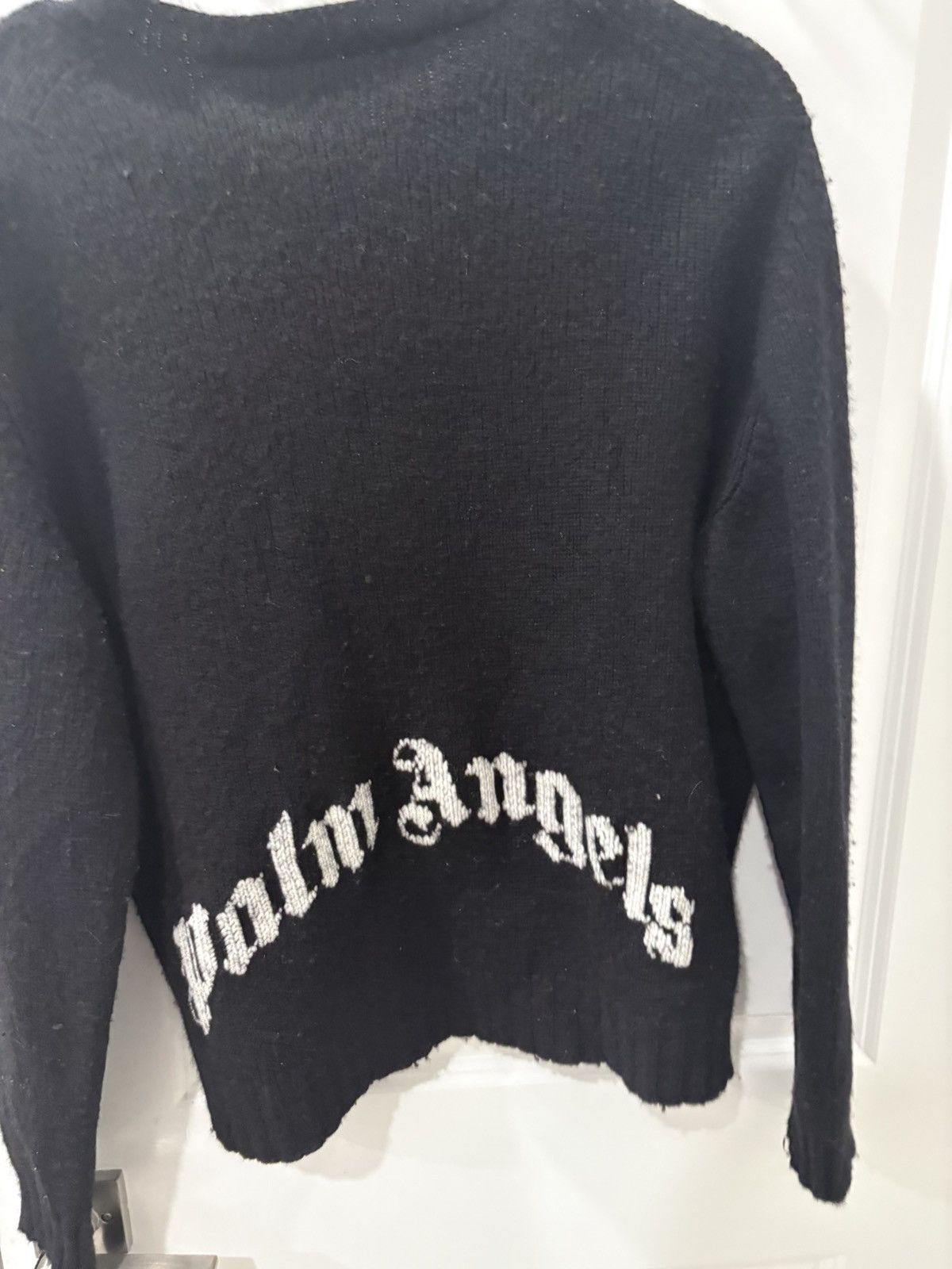 Palm Angels Palm Angles Logo Intarsia Knitted Jumper Size US L / EU 52-54 / 3 - 2 Thumbnail