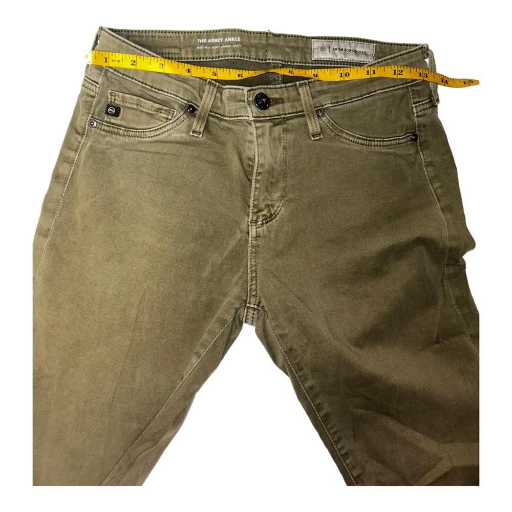 Designer Anthropologie l The Abbey Mid Rise Jeans Size 25 Size 25" / US 0 / IT 36 - 8 Thumbnail