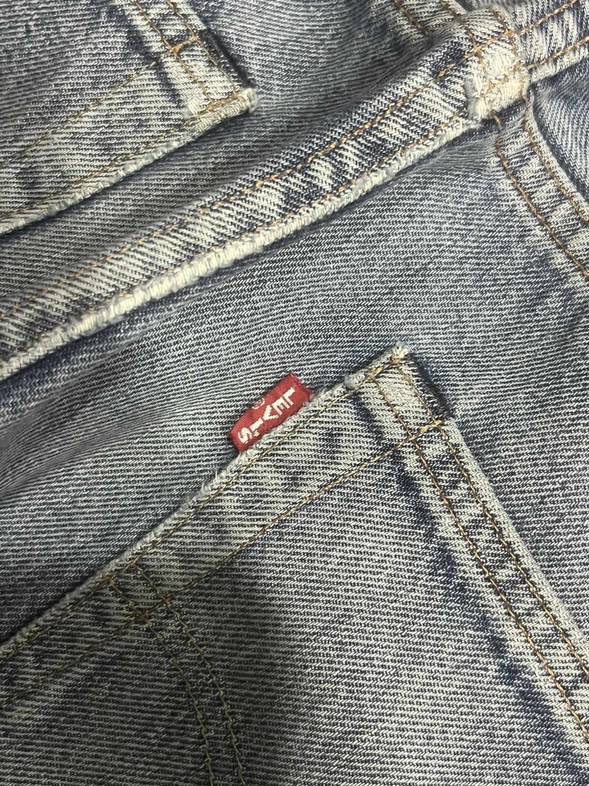 Levi's Levi’s 501 Big E Red Tab USA Flag Label Non Selvedge Jeans Size US 30 / EU 46 - 10 Thumbnail