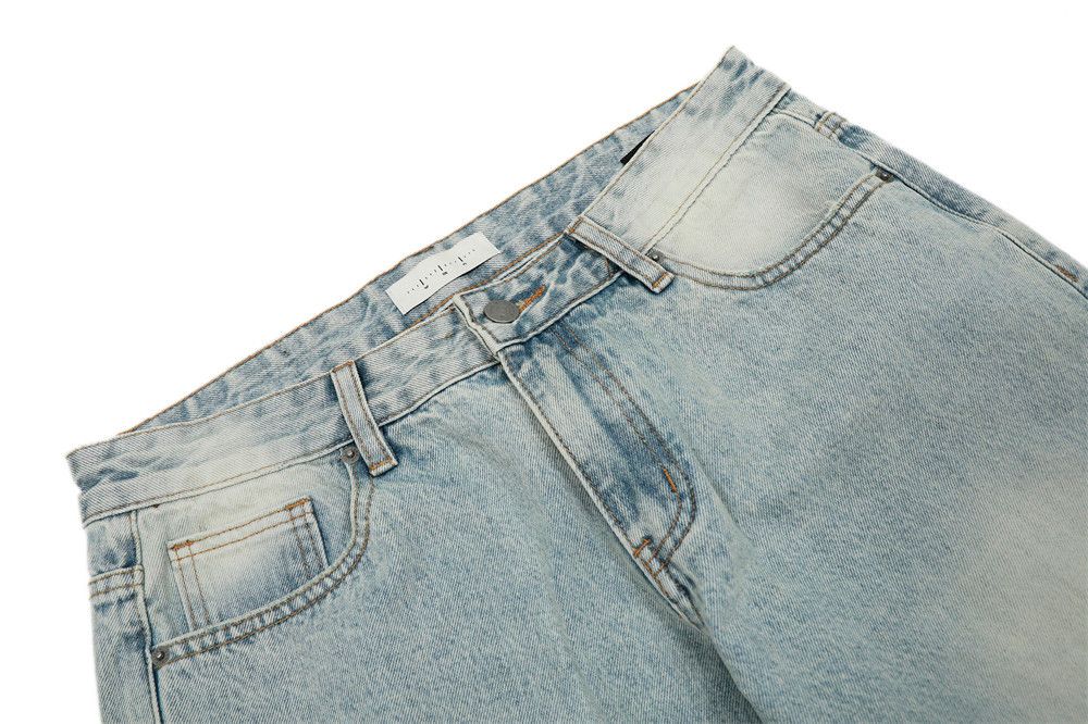 Japanese Brand × Jean Men's all-match loose distressed washed flared jeans Size US 32 / EU 48 - 4 Thumbnail