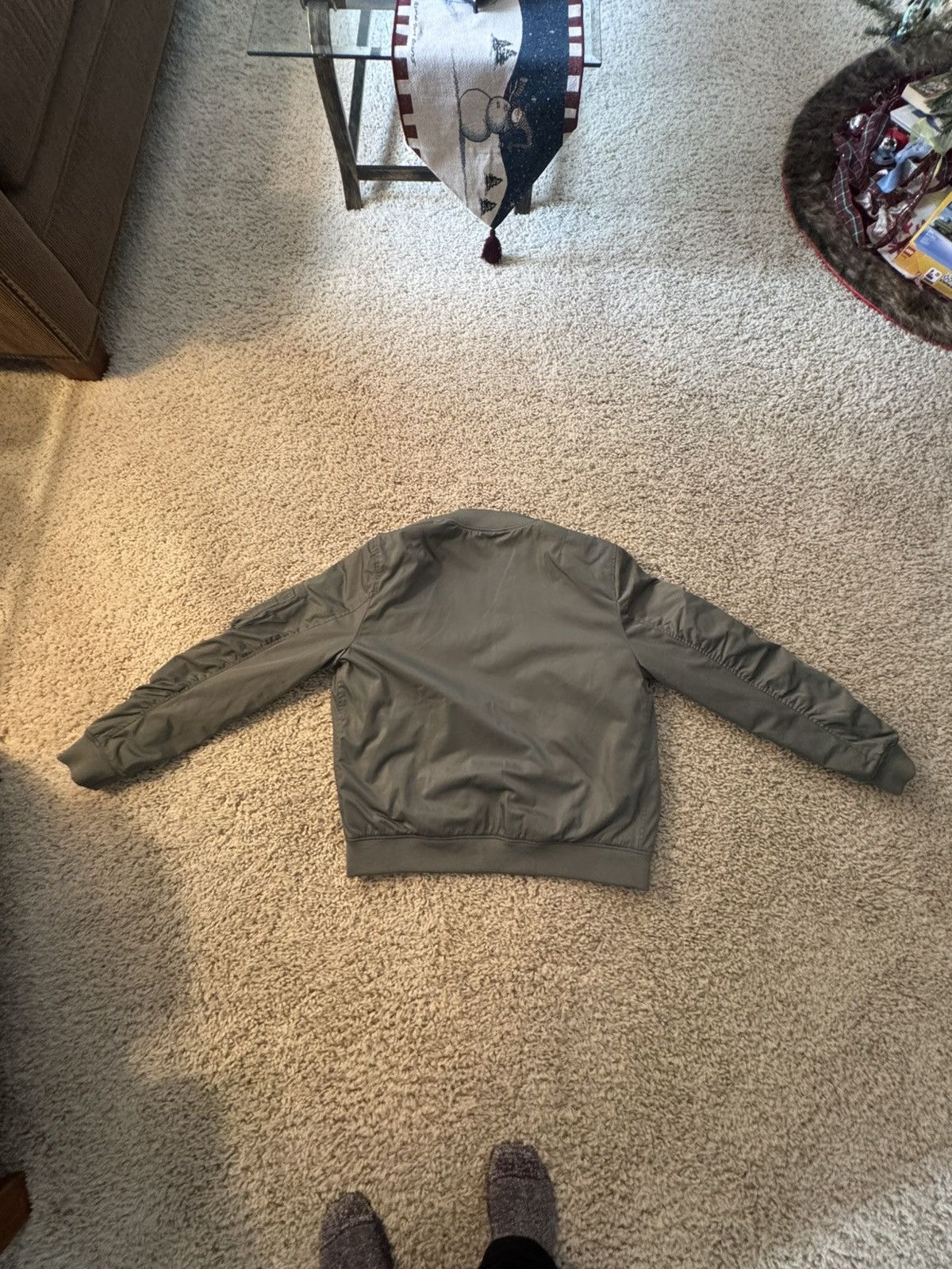Calvin Klein Calvin Klein Padded Bomber Jacket Olive Size US L / EU 52-54 / 3 - 5 Thumbnail