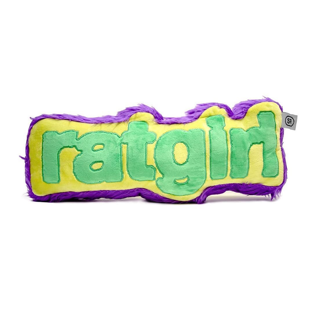 Stray Rats RatGirl Pillow - Stray Rats Purple Cushion Size ONE SIZE - 3 Thumbnail