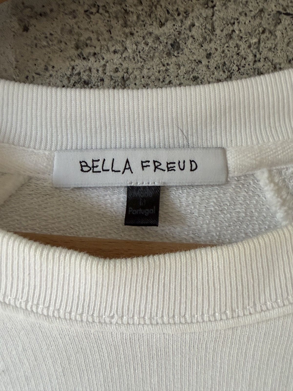 Bella Freud Bella Freud White Future Sweatshirt Size L / US 10 / IT 46 - 2 Thumbnail