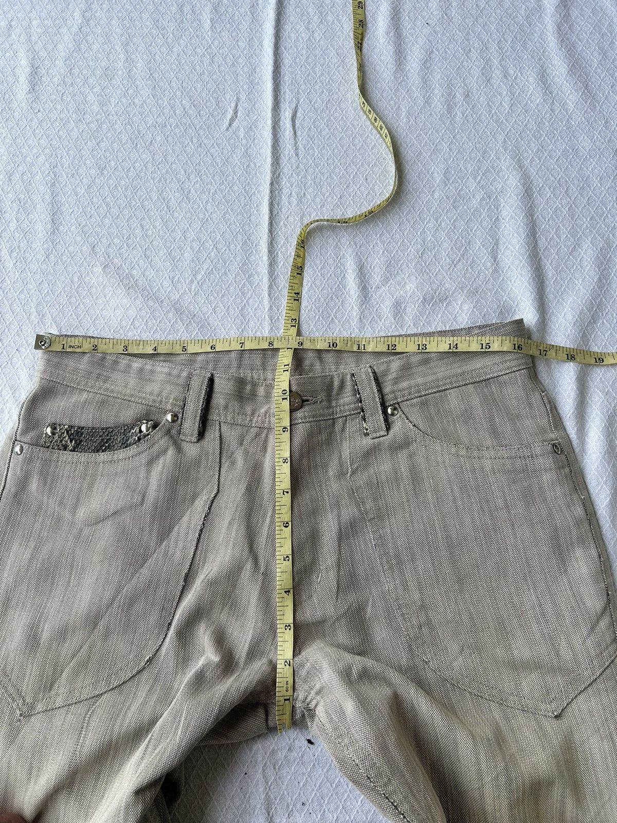 Hysteric Glamour 💸BINDINGOFFER💸Flared jeans snake skin takaiq Ifsixwasnine Size US 32 / EU 48 - 17 Thumbnail