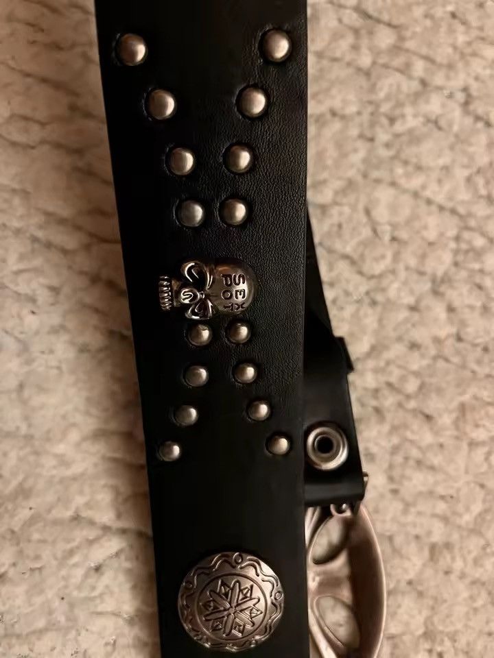 Japanese Brand Belt Bohemian Skeleton Head Hip Hop Punk Rock Y2K Style Size ONE SIZE - 5 Thumbnail