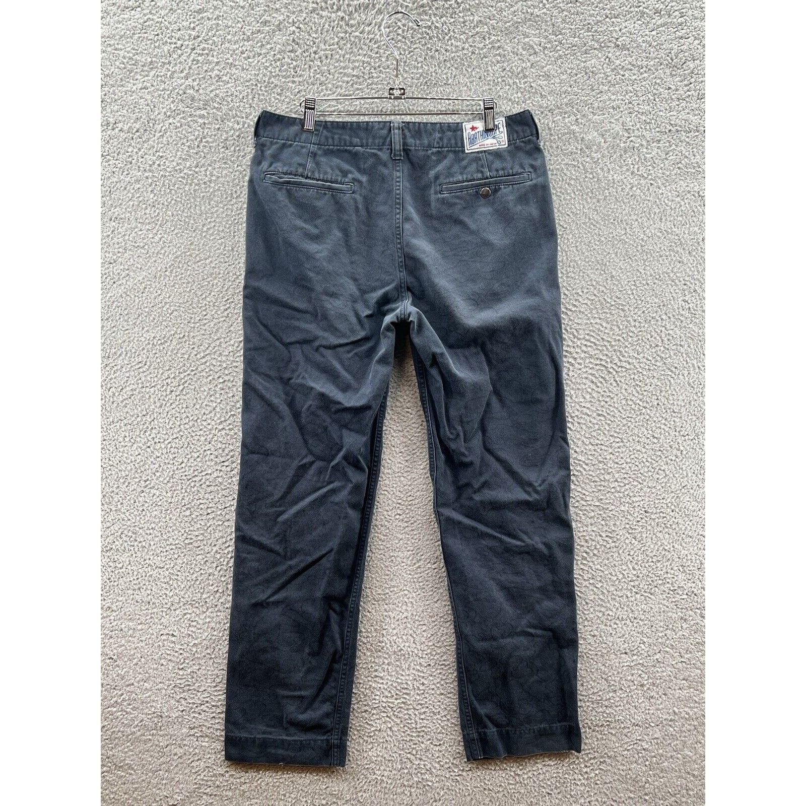 Bape A Bathing Ape Navy Blue Chino Dress Pants Size Medium 32x31 Size US 32 / EU 48 - 2 Thumbnail