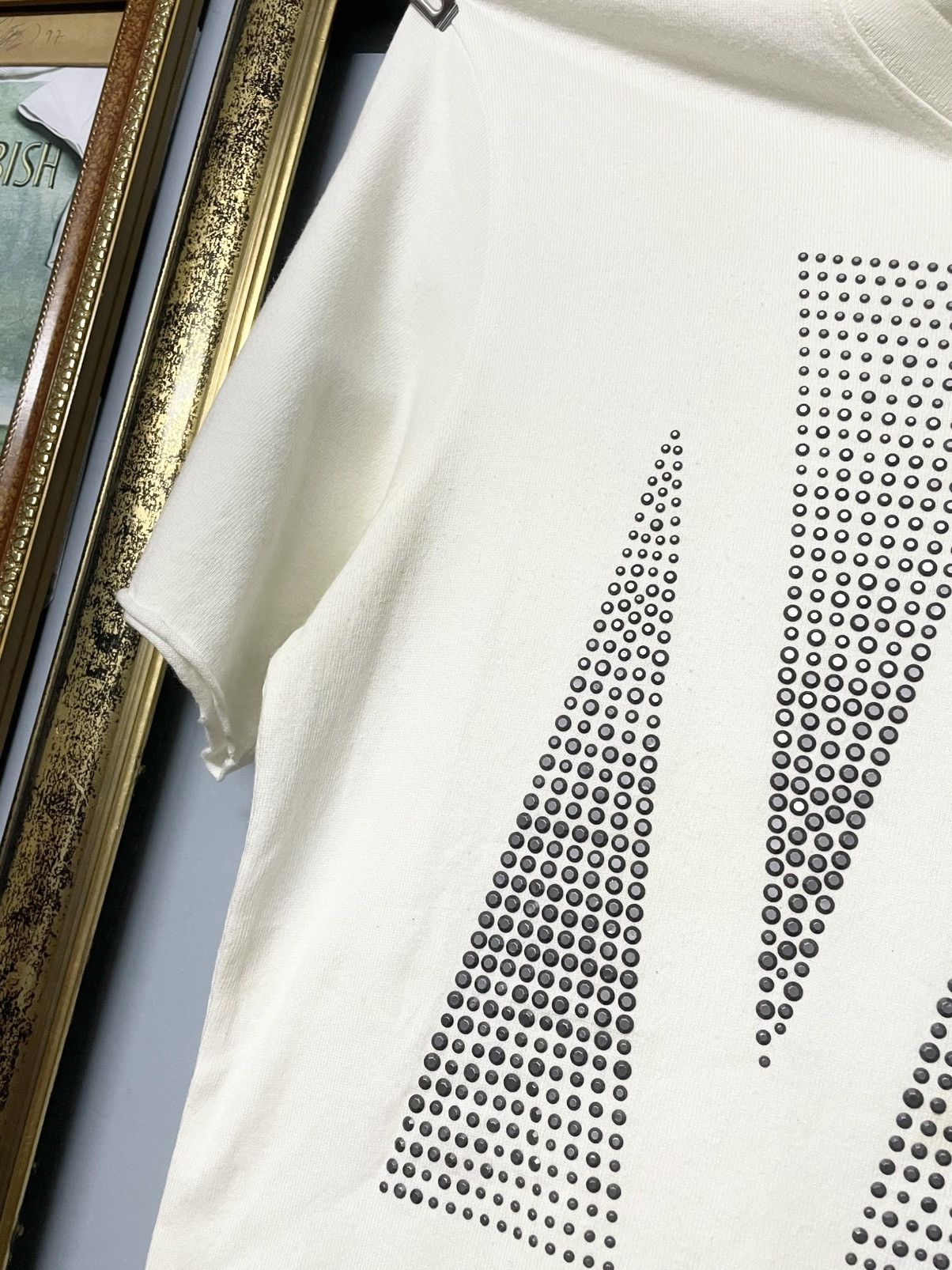 wjk Vintage Japan Designer WJK Punk Art Studded Avantgarde Tee Size US M / EU 48-50 / 2 - 7 Thumbnail