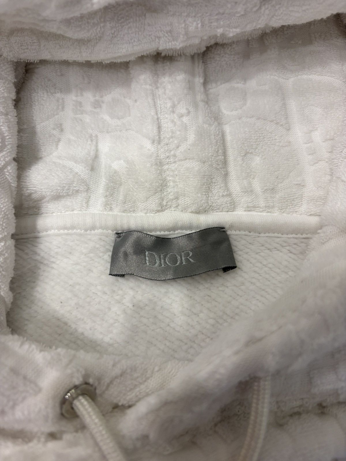 Dior Dior Oblique Relaxed Hoodie White Size US M / EU 48-50 / 2 - 2 Thumbnail