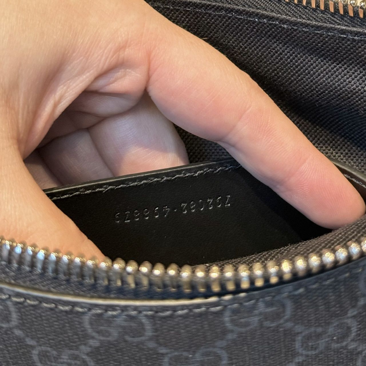 Gucci Gucci Black GG Supreme Small Crossbody Messenger Bag Size ONE SIZE - 12 Thumbnail