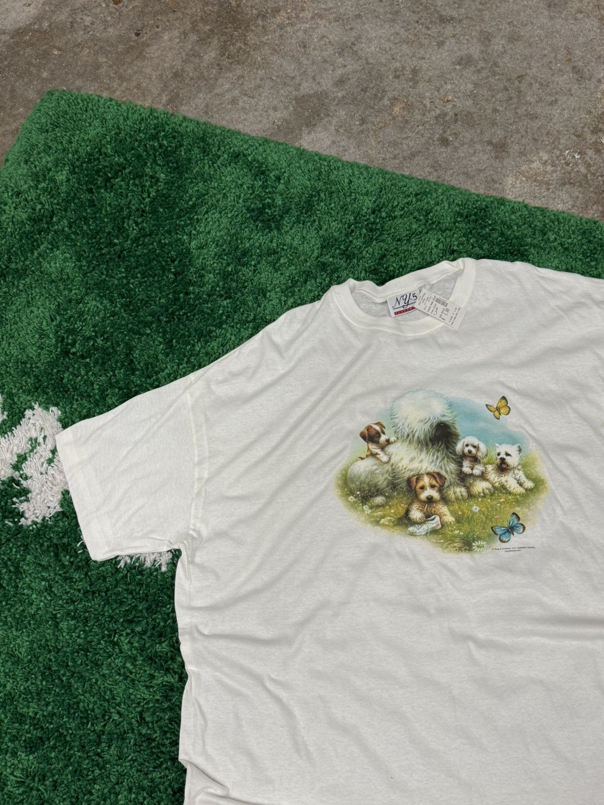 Vintage Vintage Giant Oversized 10XL Dog Night Mystical Tee White Size US XXL / EU 58 / 5 - 3 Thumbnail