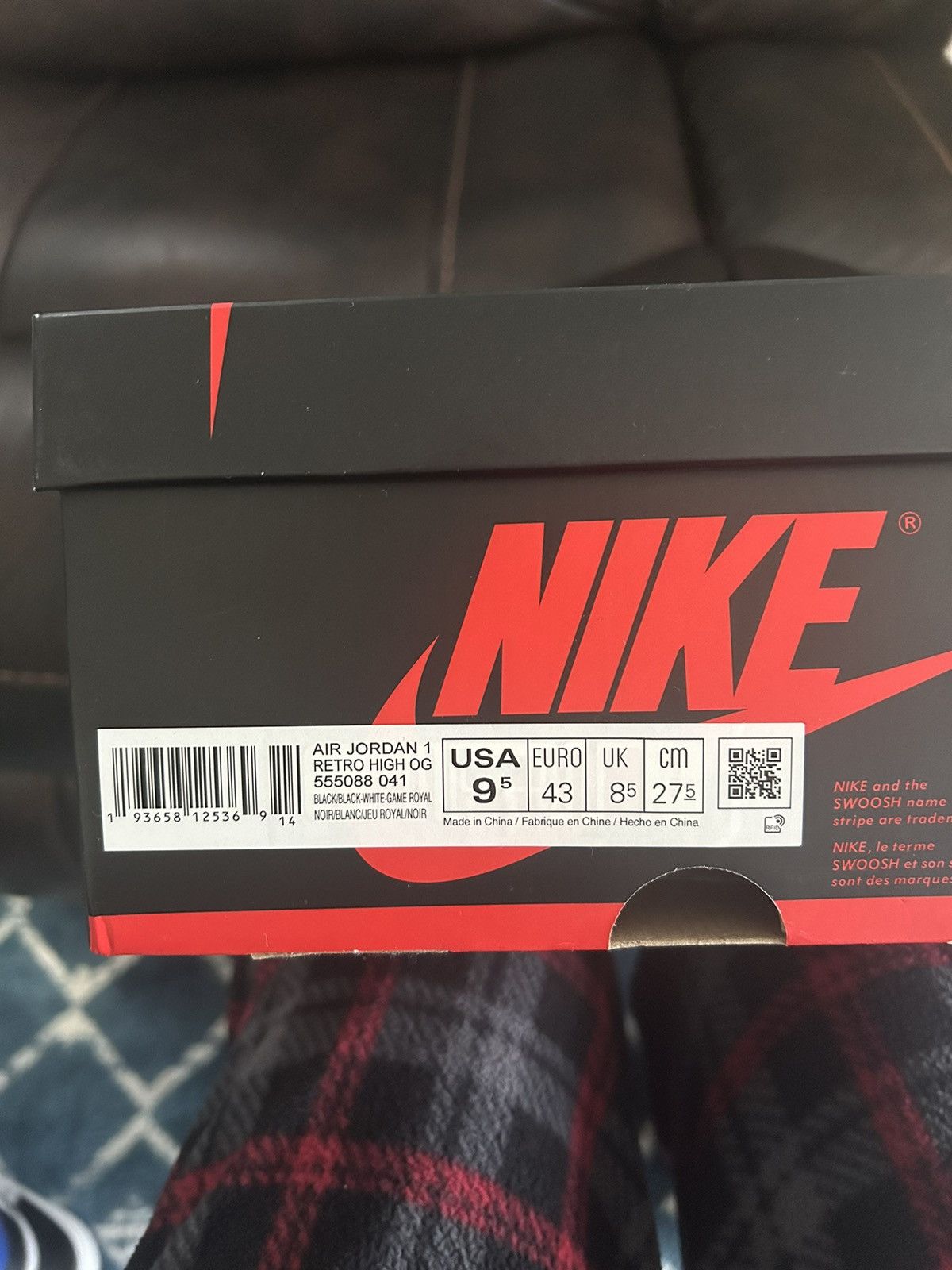 Jordan Brand × Nike Air Jordan Retro High OG ‘Royal Toe’ Size US 9.5 / EU 42-43 - 6 Thumbnail
