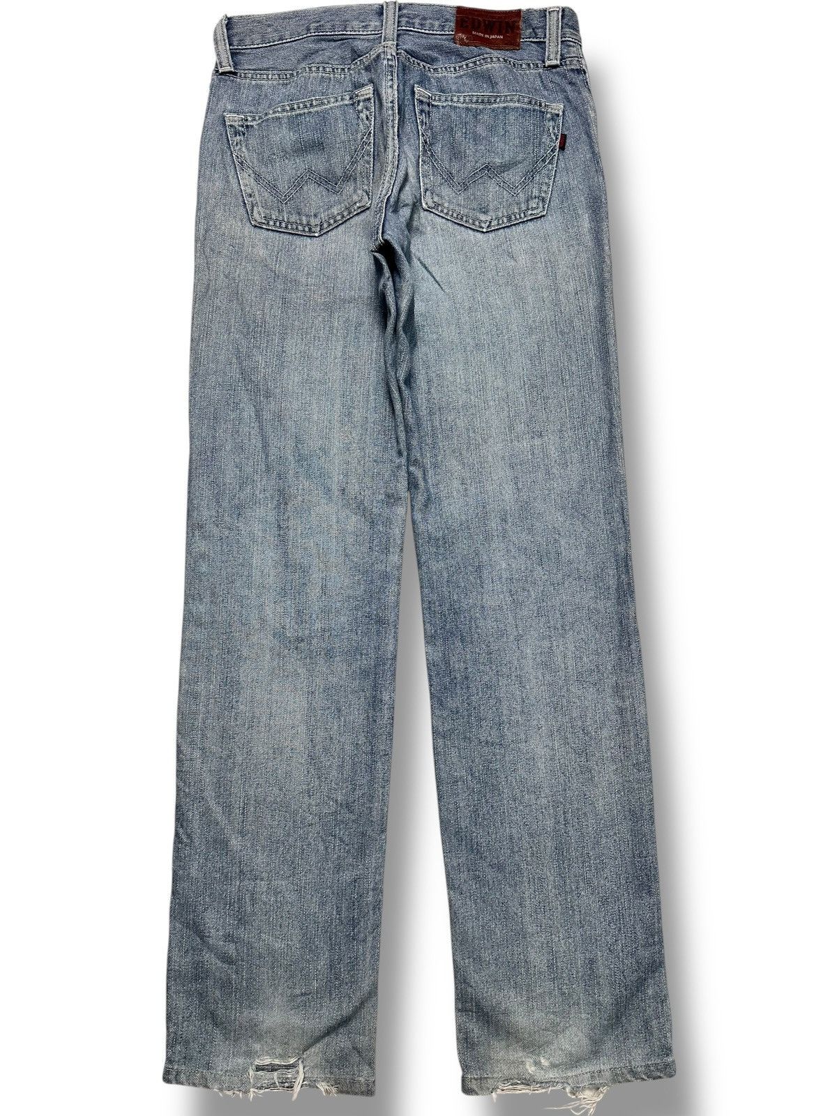 Edwin Edwin 403 Vintage With Distressed Straight Leg & Faded Wash Size US 30 / EU 46 - 3 Thumbnail