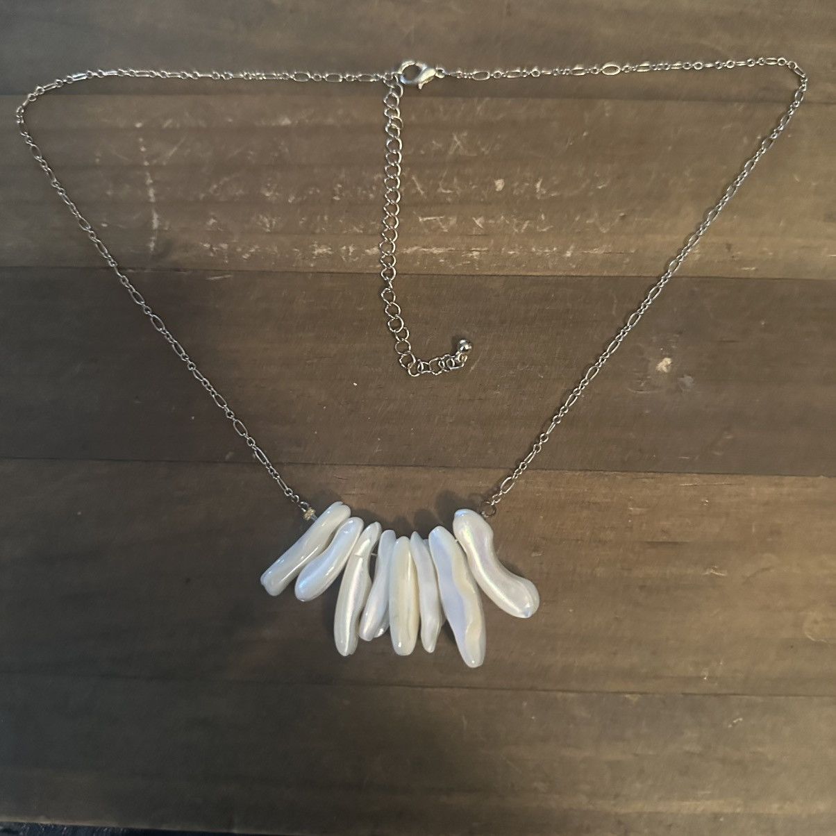 Other Gold tone Mother of Pearl shell necklace Size ONE SIZE - 2 Thumbnail