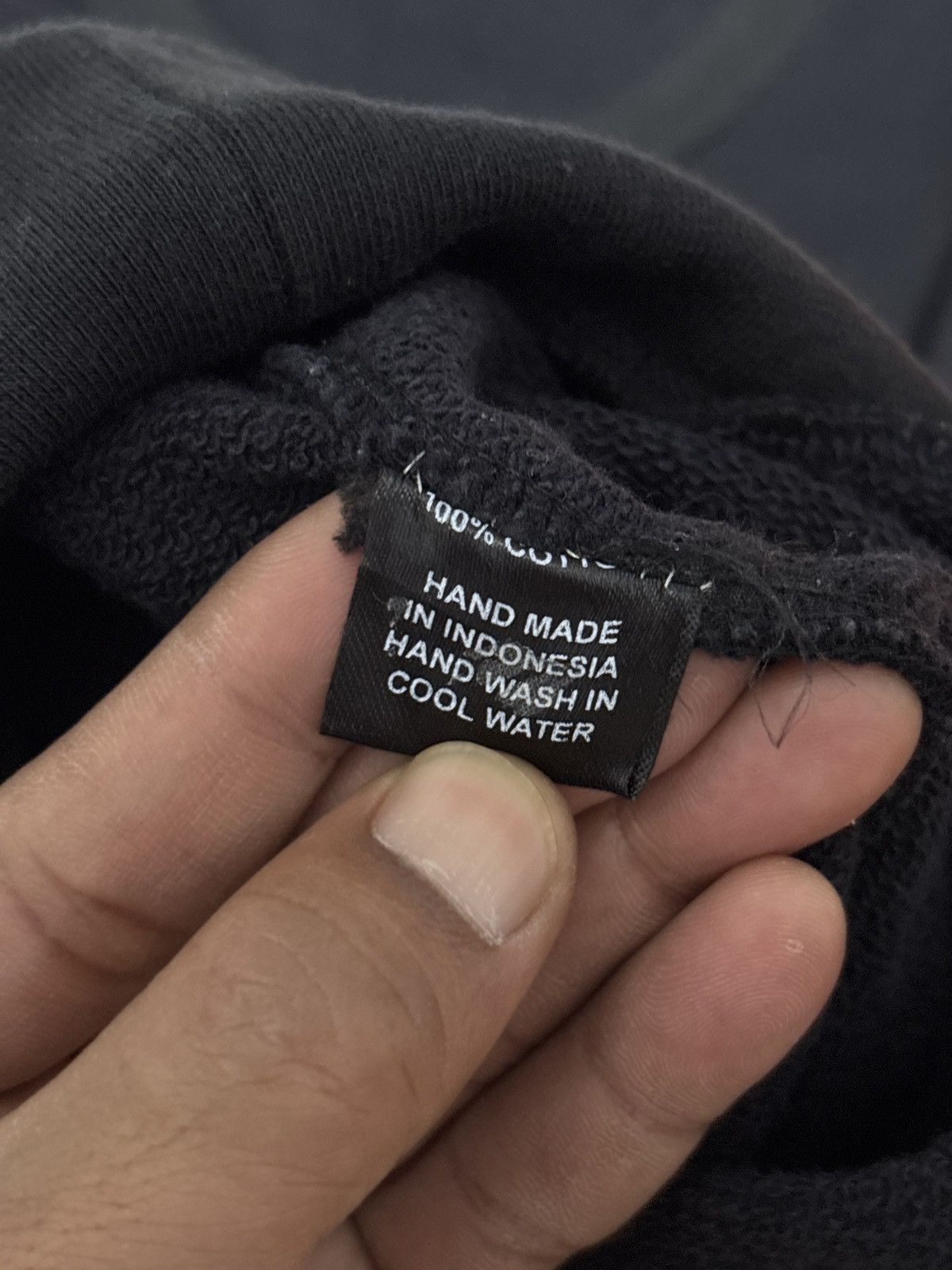 If Six Was Nine ARCHIVE Vinti Andrews x Black Flag "BLACK" Beaded Sweatshirt Size US M / EU 48-50 / 2 - 3 Thumbnail