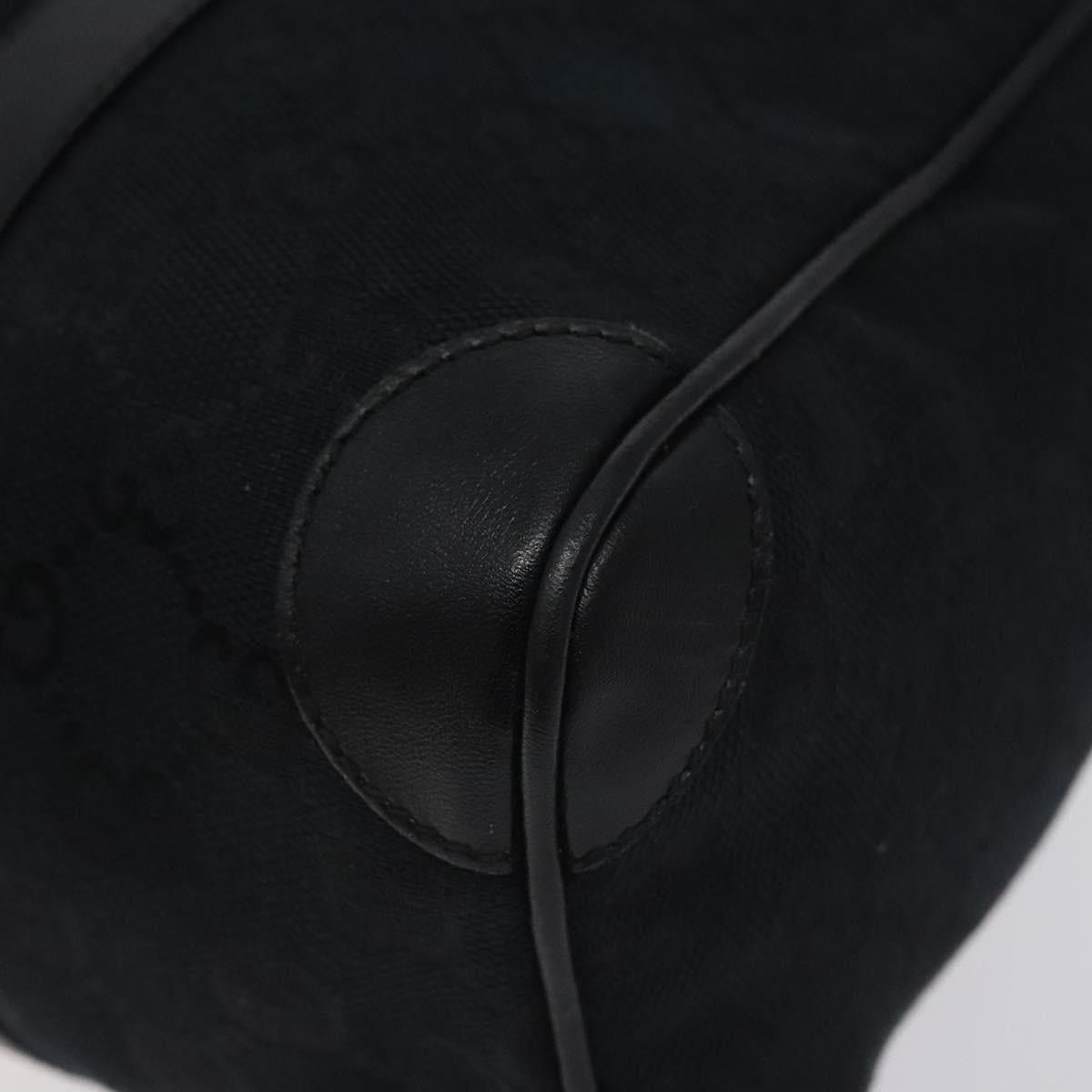 Gucci GUCCI GG Canvas Sherry Line Hand Bag Black Silver 000 0851 Size ONE SIZE - 10 Thumbnail