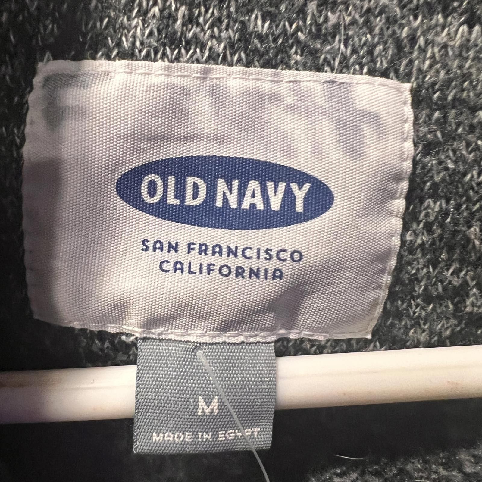 Old Navy Old Navy Men's Medium Gray Full-Zip Sweater Jacket Size US M / EU 48-50 / 2 - 3 Thumbnail