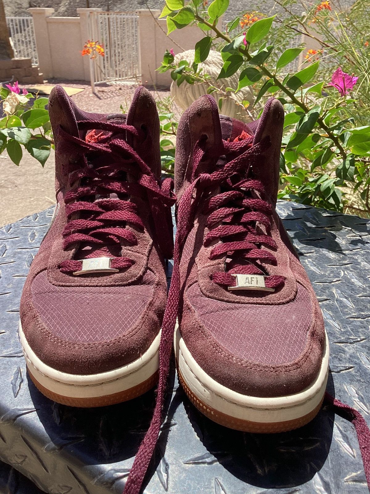 Nike Nike Air Force 1 Ultraforce High burgudy US sz 7.5 used shoe Size US 7.5 / EU 40-41 - 3 Thumbnail