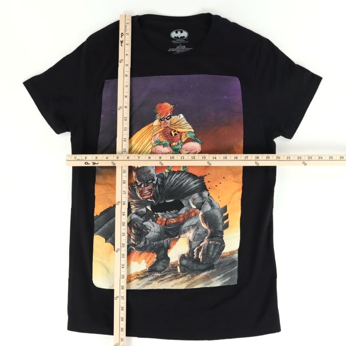 Vintage VINTAGE Batman Graphic Gnarly Comic Book Style Solid T-Shirt Black Men's L Size US L / EU 52-54 / 3 - 3 Thumbnail