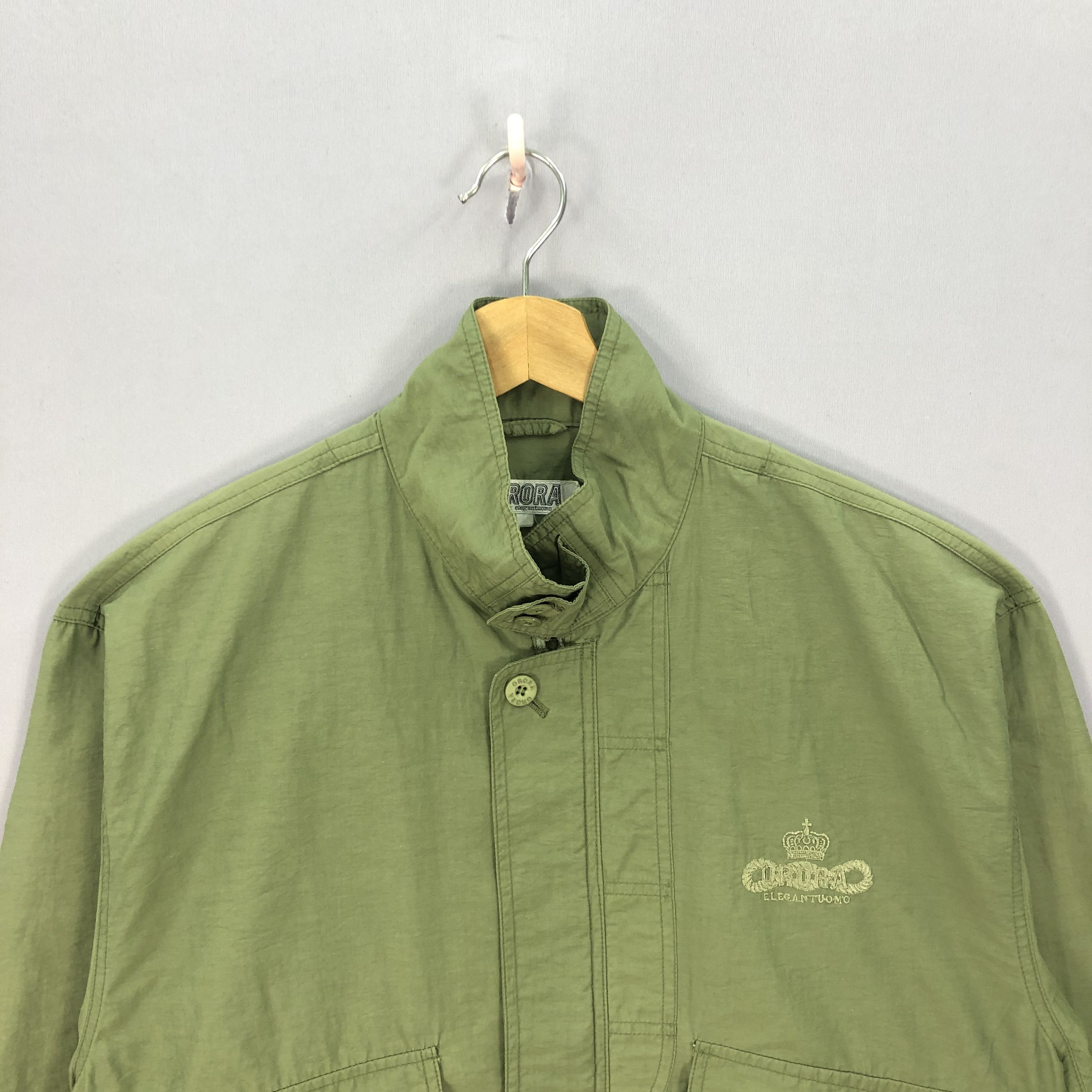 Japanese Brand Vintage 90s Orora Crown Windbreaker Zipper Japanese Jacket Size US XL / EU 56 / 4 - 4 Thumbnail