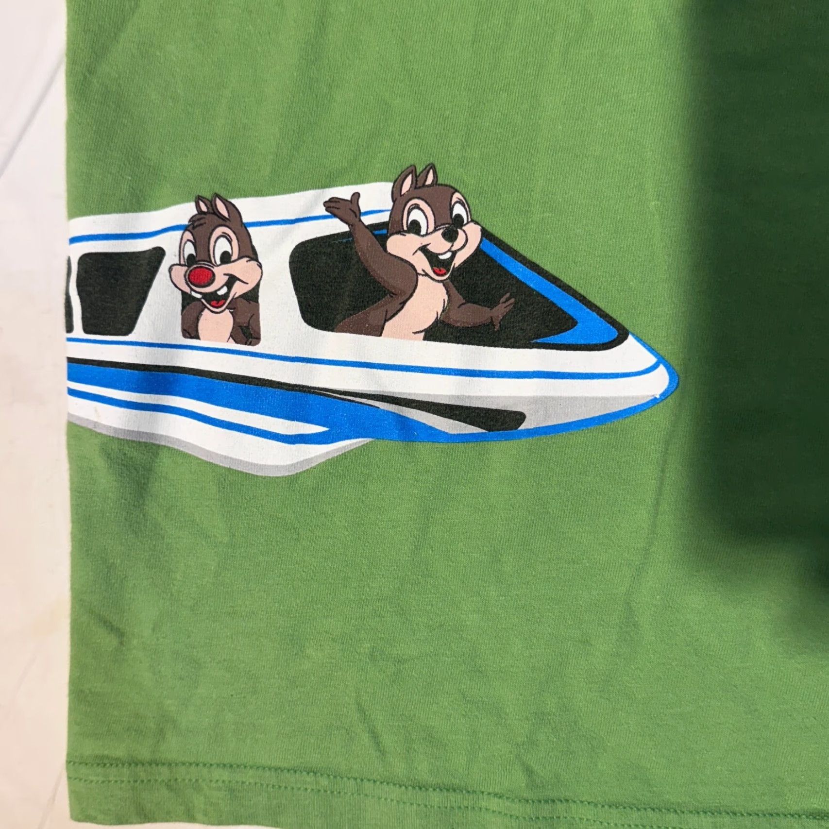 Disney V Walt Disney World Mickey Mouse Wrap Around T-Shirt Green XL Disneyland Resorts Size US XL / EU 56 / 4 - 4 Thumbnail