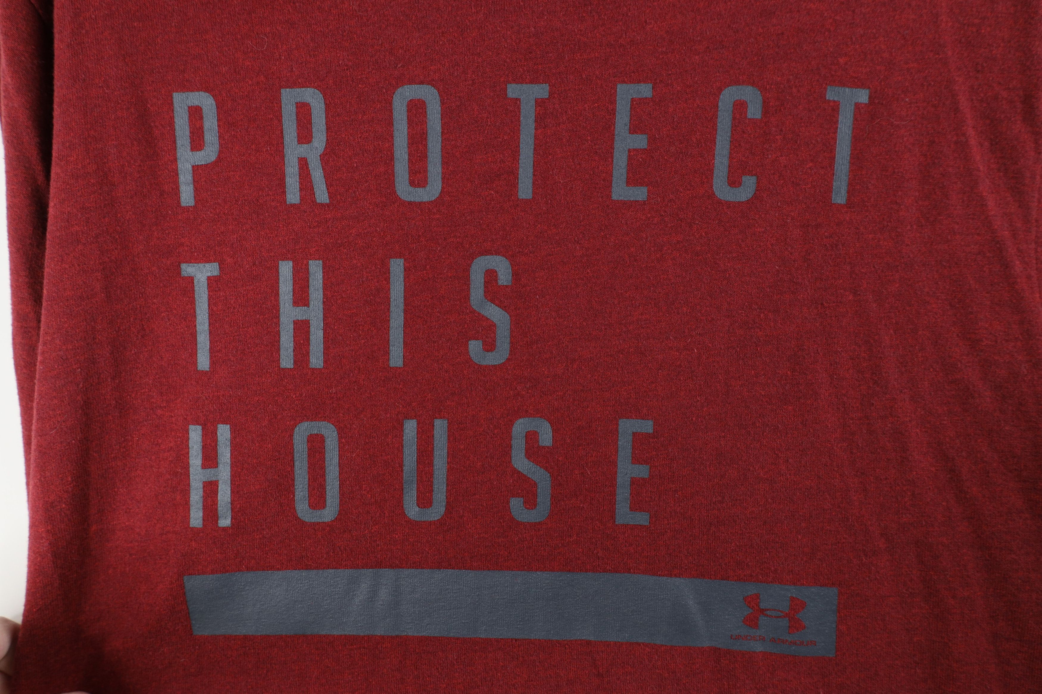 Under Armour Under Armour Spell Out Loose Fit Hoodie Hooded T-Shirt Red Size US L / EU 52-54 / 3 - 4 Thumbnail