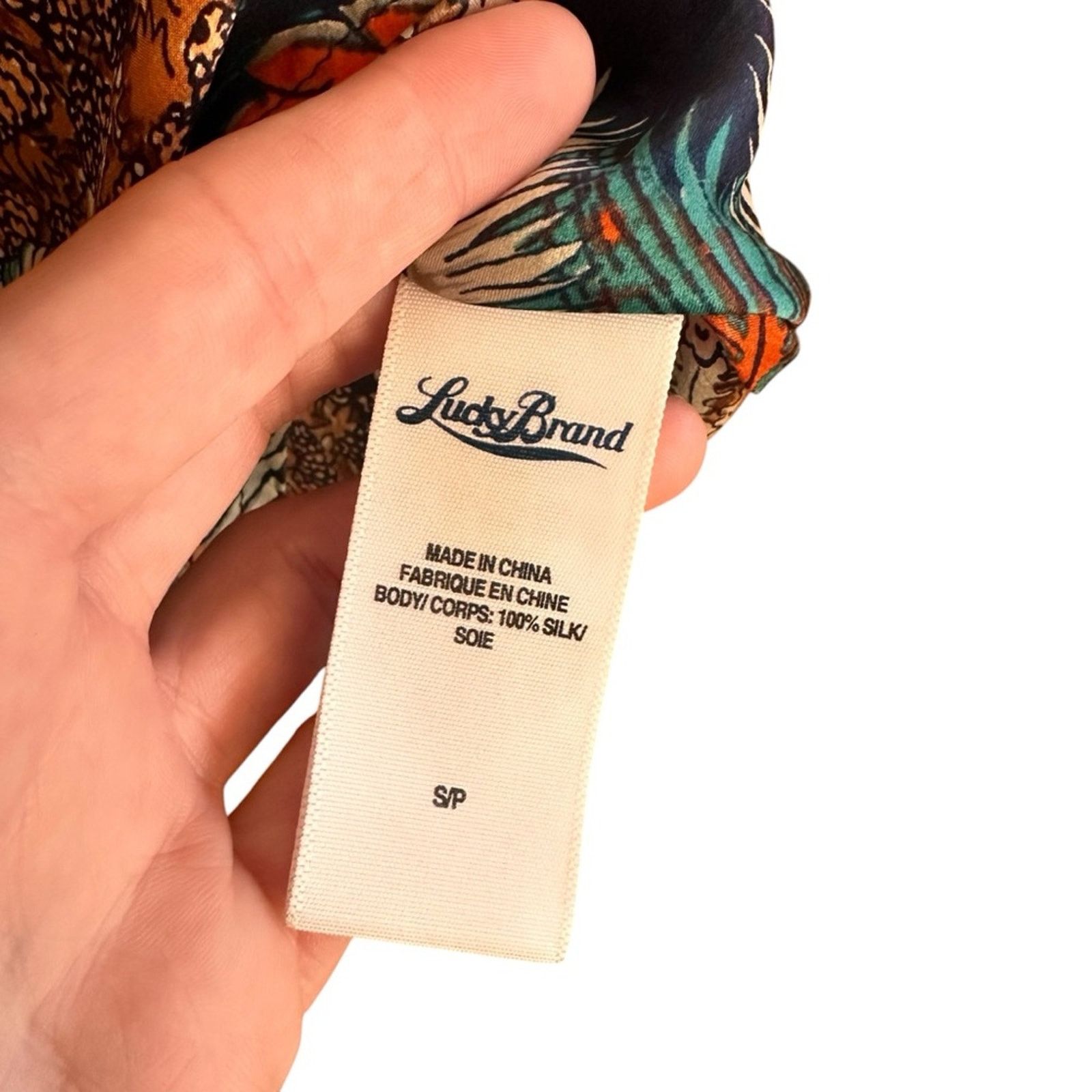 Lucky Brand Lucky Brand “Presley Jungle Royal” Silk Floral Tank Size S / US 4 / IT 40 - 3 Thumbnail