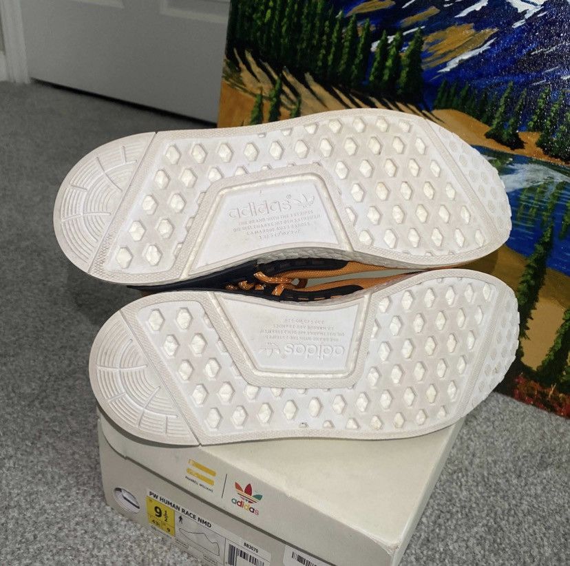 Adidas × Pharrell Pharrell NMD Human Race x Tangerine Size US 9.5 / EU 42-43 - 5 Thumbnail