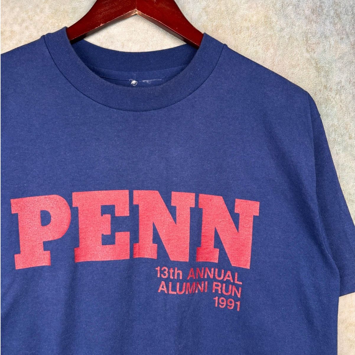 Vintage VTG 90s Penn University T Shirt Mens Sz L Blue Single Size US L / EU 52-54 / 3 - 4 Thumbnail