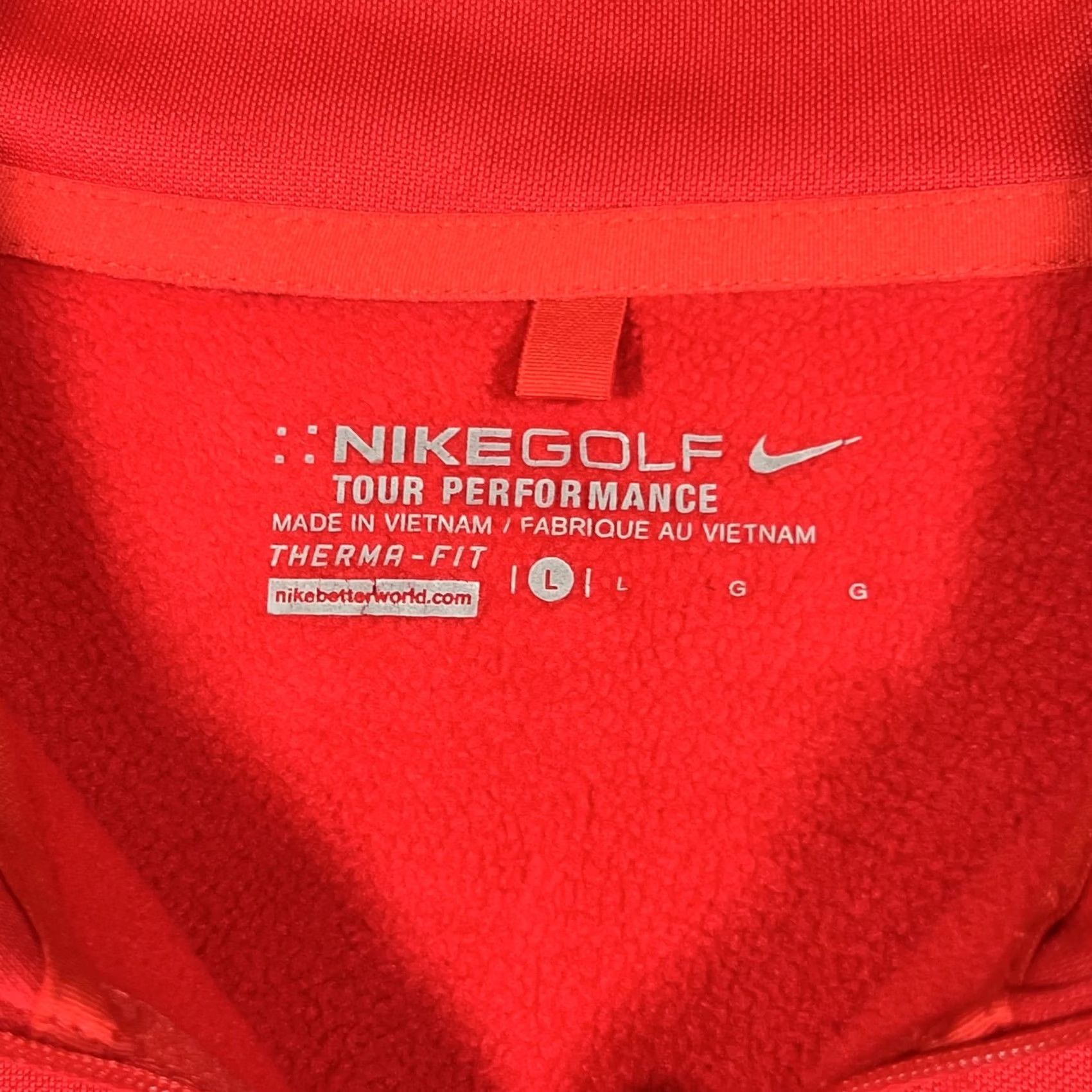 Nike Nike Golf Therma-FIT 1/4 Zip Pullover Jacket Men L Red Budweiser Logo Size US L / EU 52-54 / 3 - 4 Thumbnail