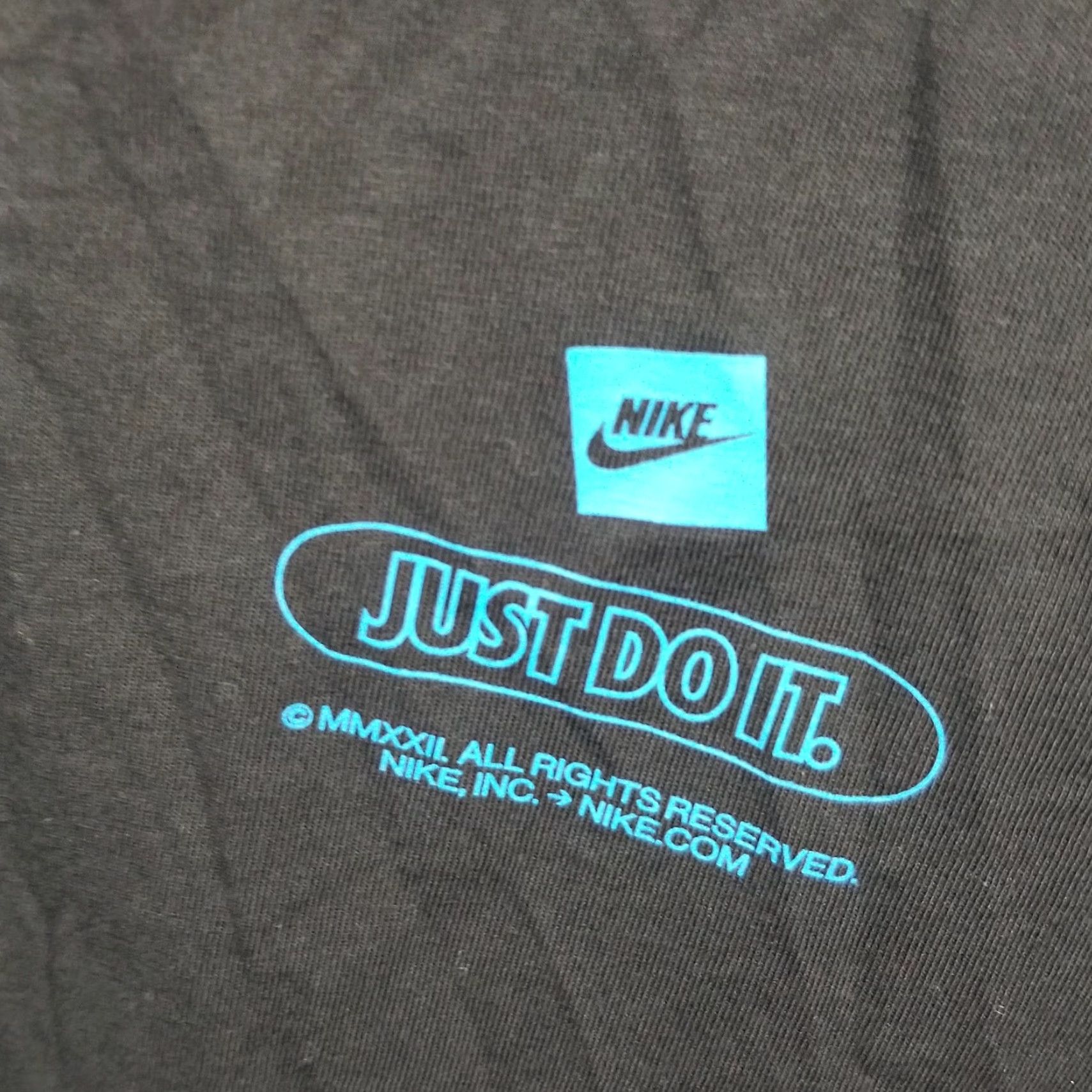Nike Nike T-Shirt Mens Small Black Graphic Peace Yin Yang Just Do It Streetwear 90s Size US S / EU 44-46 / 1 - 7 Thumbnail