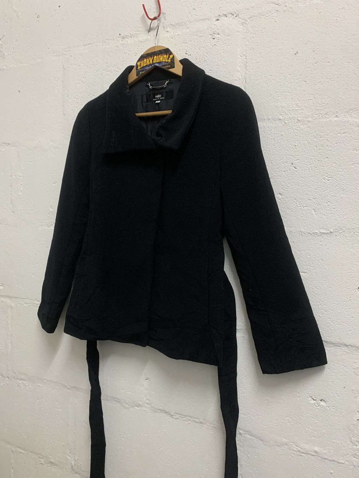 Yohji Yamamoto INED Stainless Steel Collar Jacket Single Melton Size S / US 4 / IT 40 - 4 Thumbnail