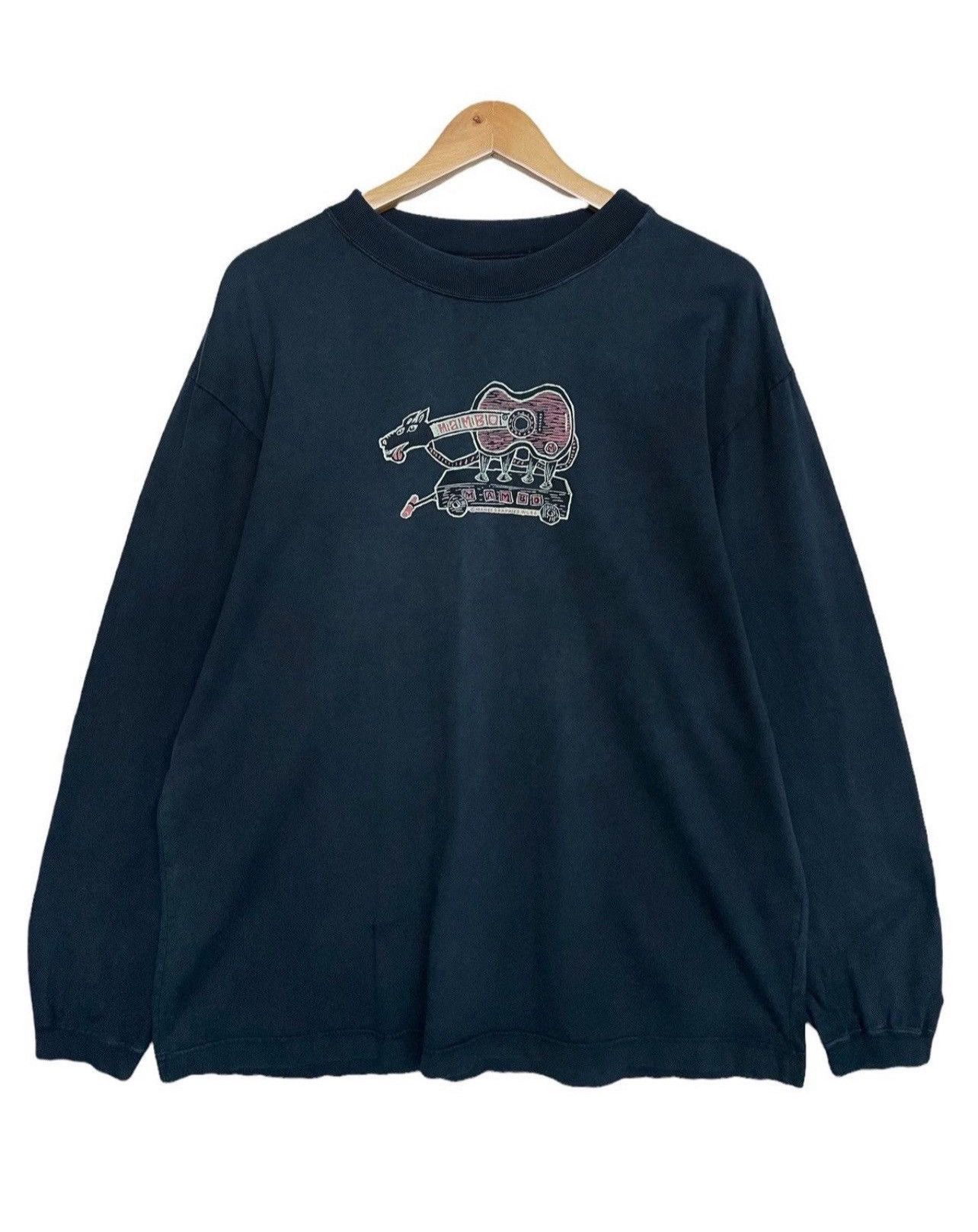 Mambo Vintage 90s Mambo Root Of All Evil Long Sleeve Tee Size XXL Size US XXL / EU 58 / 5 - 2 Thumbnail
