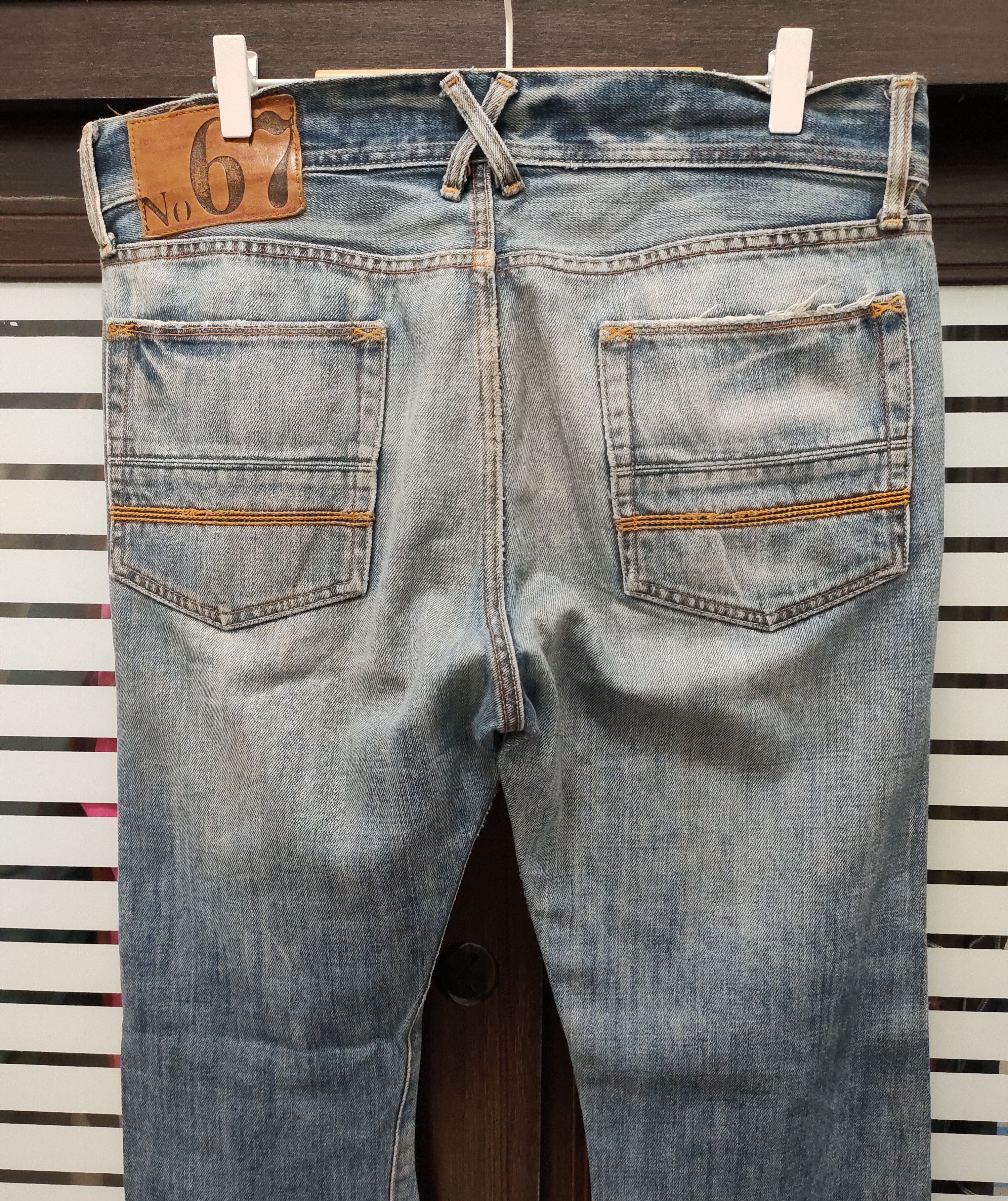 Polo Ralph Lauren 💥 Distressed Polo Ralph Lauren Button Fly Denim 💥 Size US 36 / EU 52 - 9 Thumbnail
