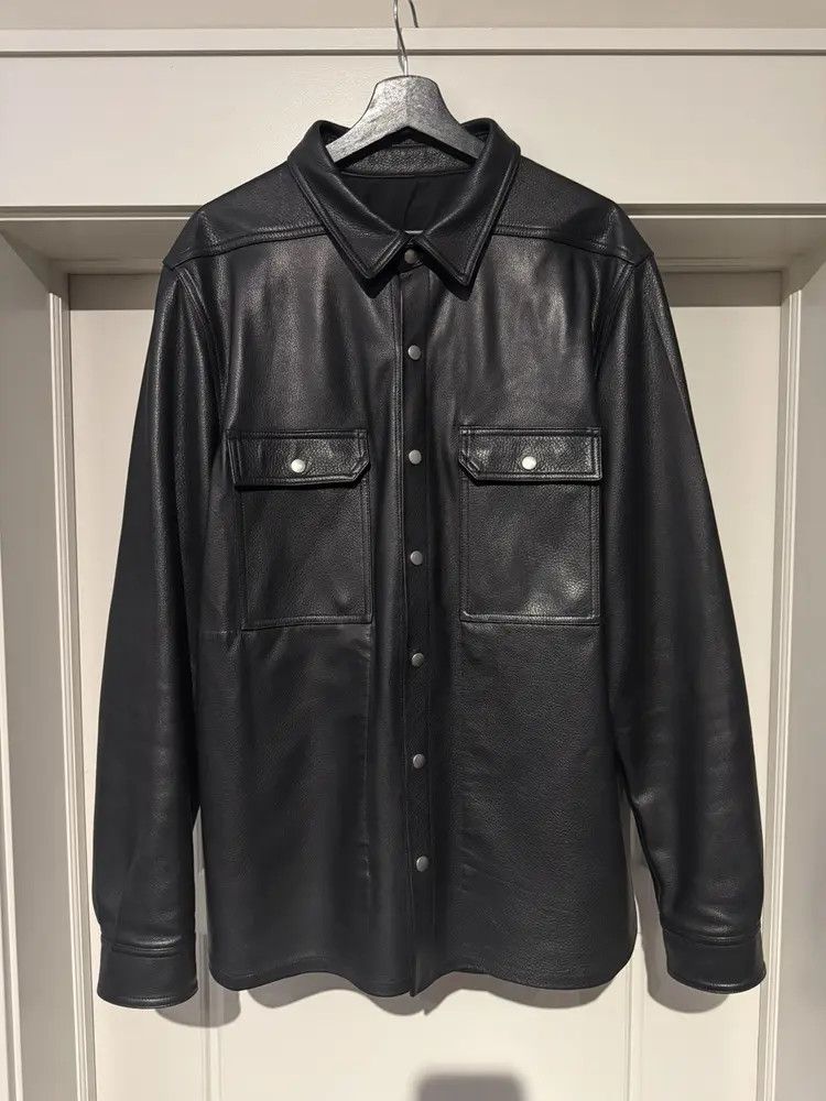 Rick Owens Rick Owens Alice Strobe Leather Jacket SS24 | Grailed