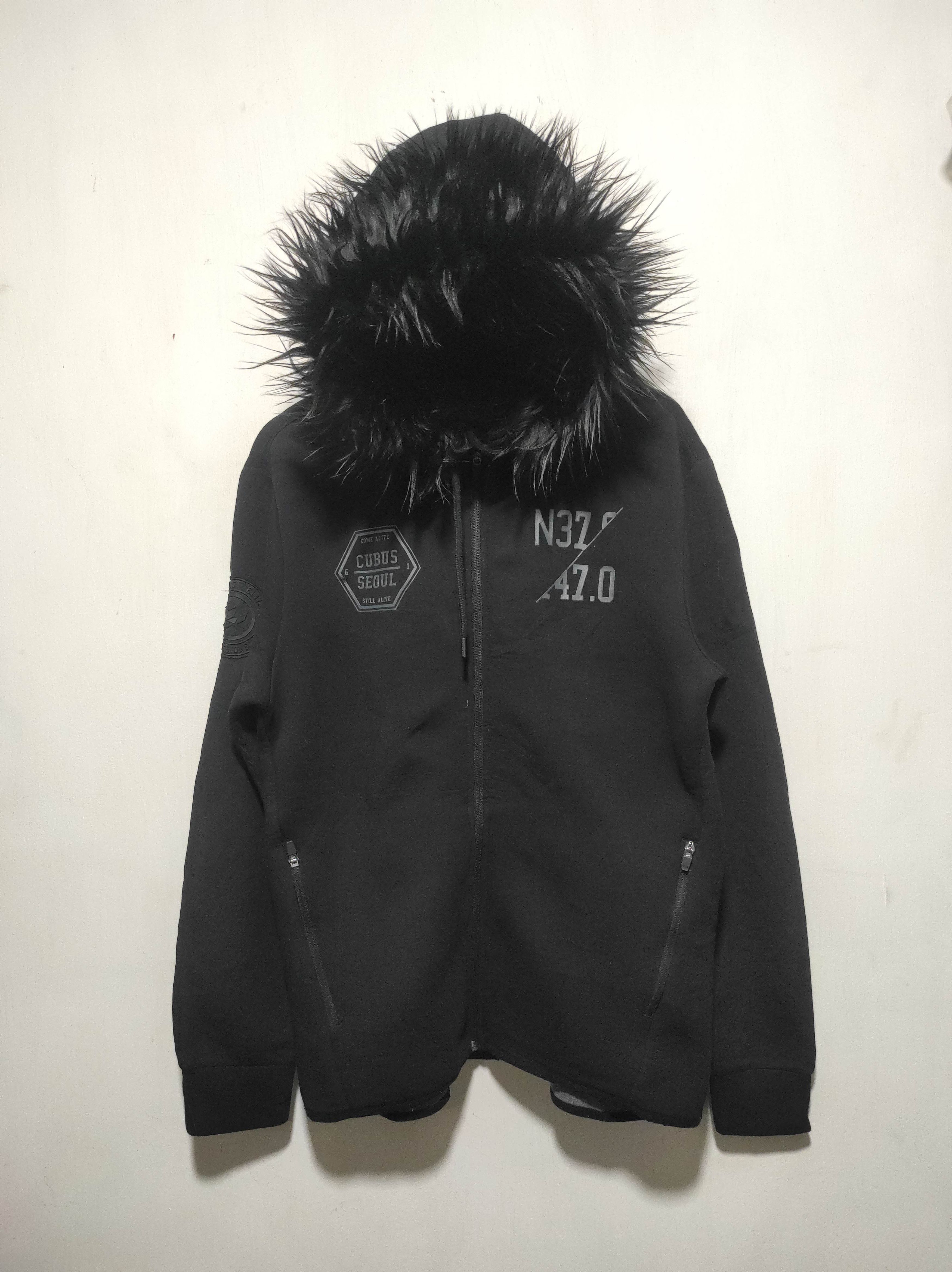 If Six Was Nine Cubus Seoul Zip Fur Hoodie Ifsixwasnine Lgb Style Size US M / EU 48-50 / 2 - 2 Thumbnail