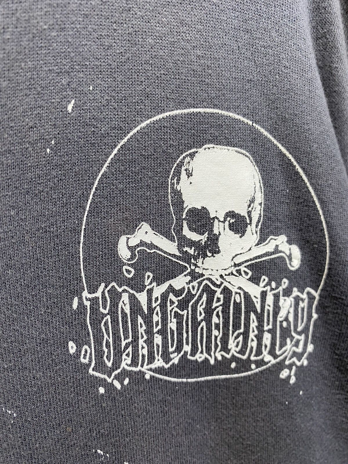 Japanese Brand Tide Card Log Distressed Sweatshirt Sun Faded Size XXL Size US XXL / EU 58 / 5 - 7 Thumbnail
