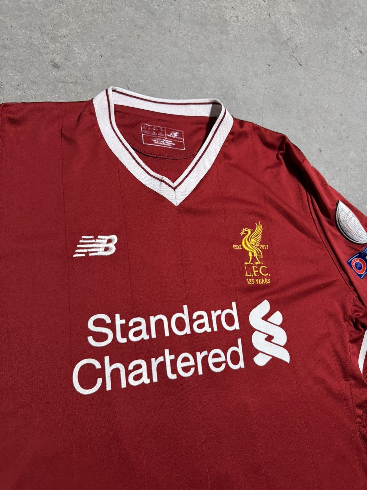 New Balance 2017-18 Liverpool Champions League Firmino #9 Jersey Size US L / EU 52-54 / 3 - 2 Thumbnail