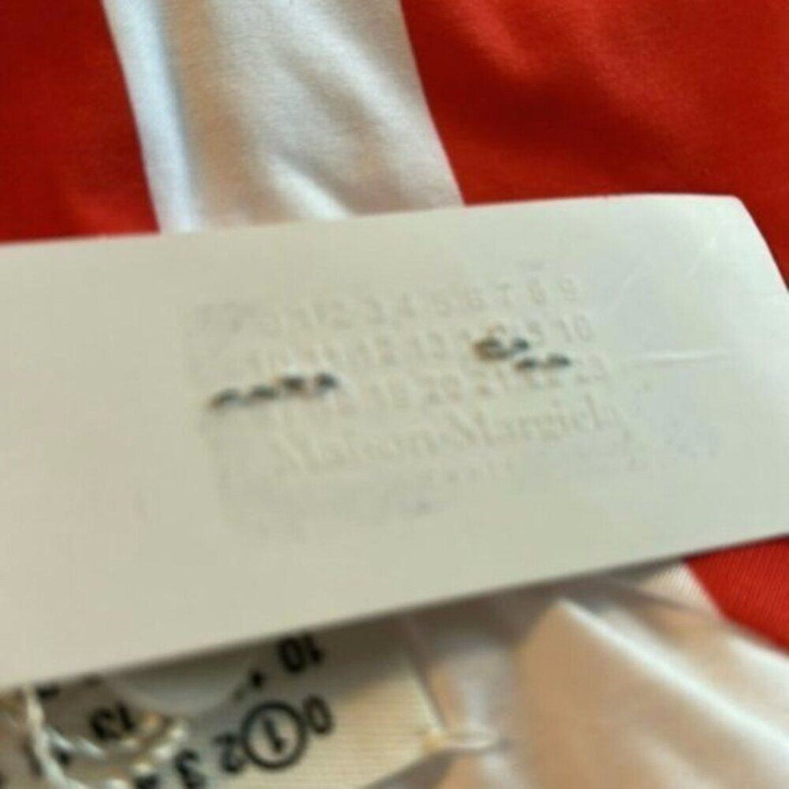 Maison Margiela Maison Margiela Red and white crew neck T shirt M Size M / US 6-8 / IT 42-44 - 7 Thumbnail