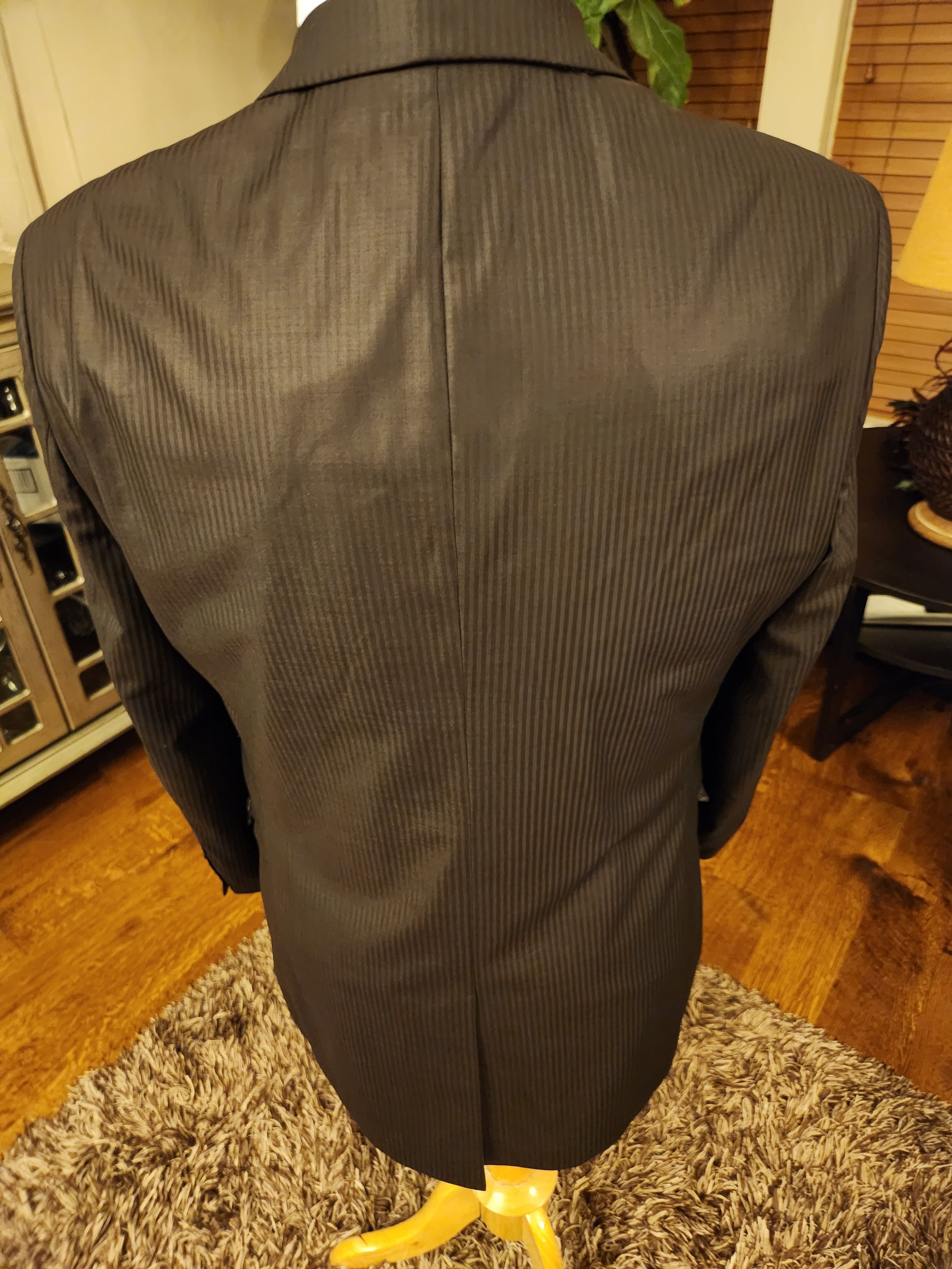 Other NWOT Drago Masterhand Subtle Brown Pinstripe Blazer Size 42R - 2 Thumbnail