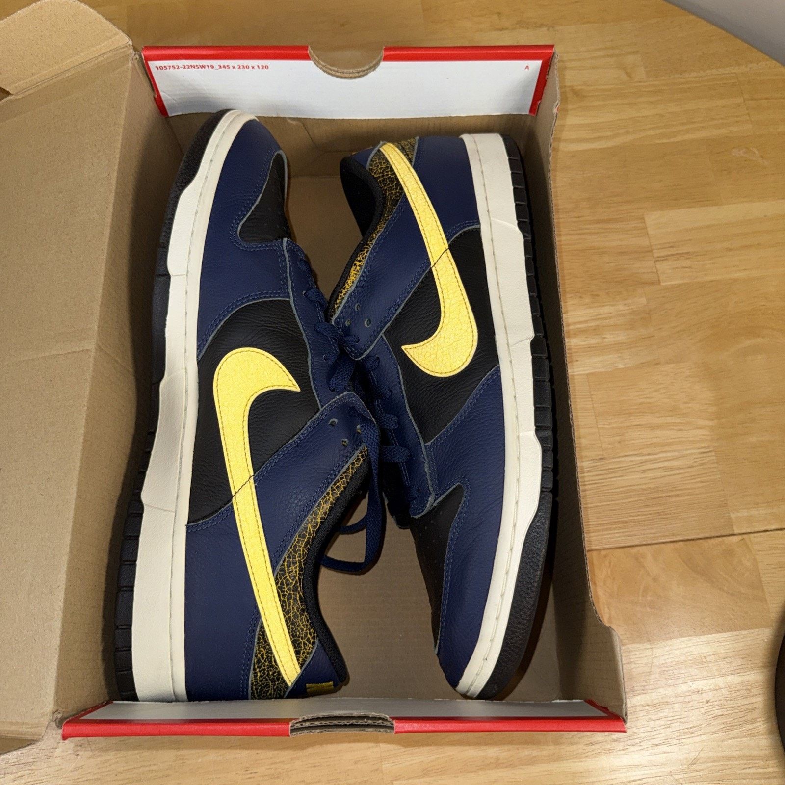 Nike Size 14 - Nike Dunk Low Vintage Michigan - OG Box Size US 14 / EU 47 - 8 Thumbnail