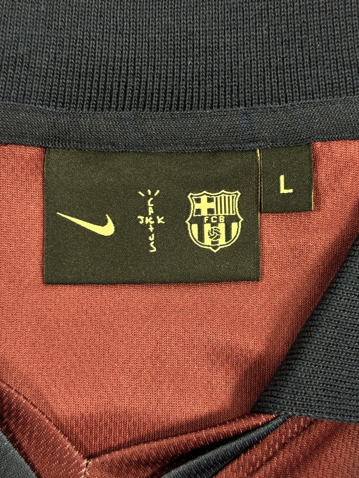 Travis Scott CJ X NIKE X FCB SKELETON RETRO JERSEY Size US L / EU 52-54 / 3 - 5 Thumbnail