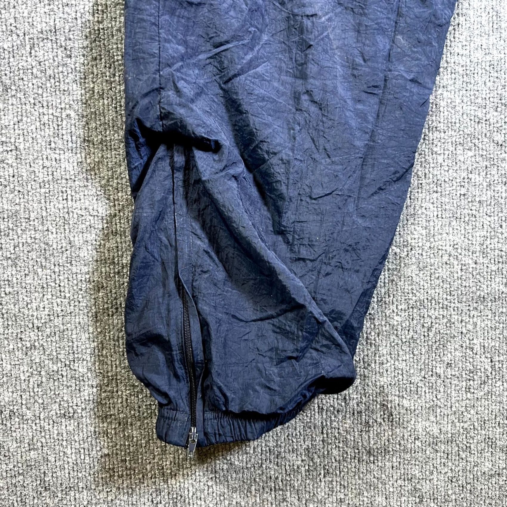 Reebok VINTAGE Reebok Jogger Pants Mens XL Navy Blue Ankle Zip Performance Athletic 90s Size US 36 / EU 52 - 5 Thumbnail