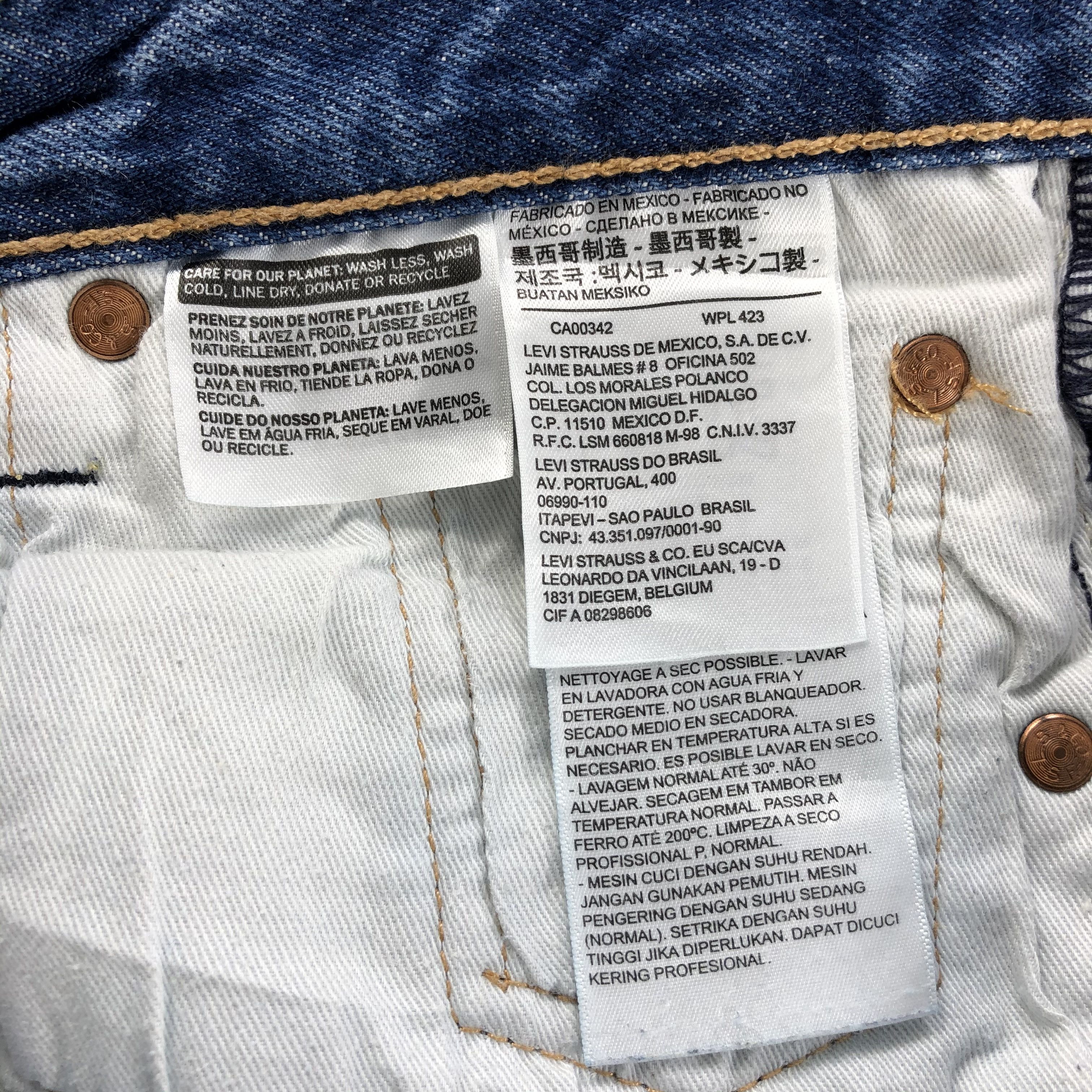 Levi's Distress Levis 501 Jeans-JM838 Size US 31 - 9 Thumbnail