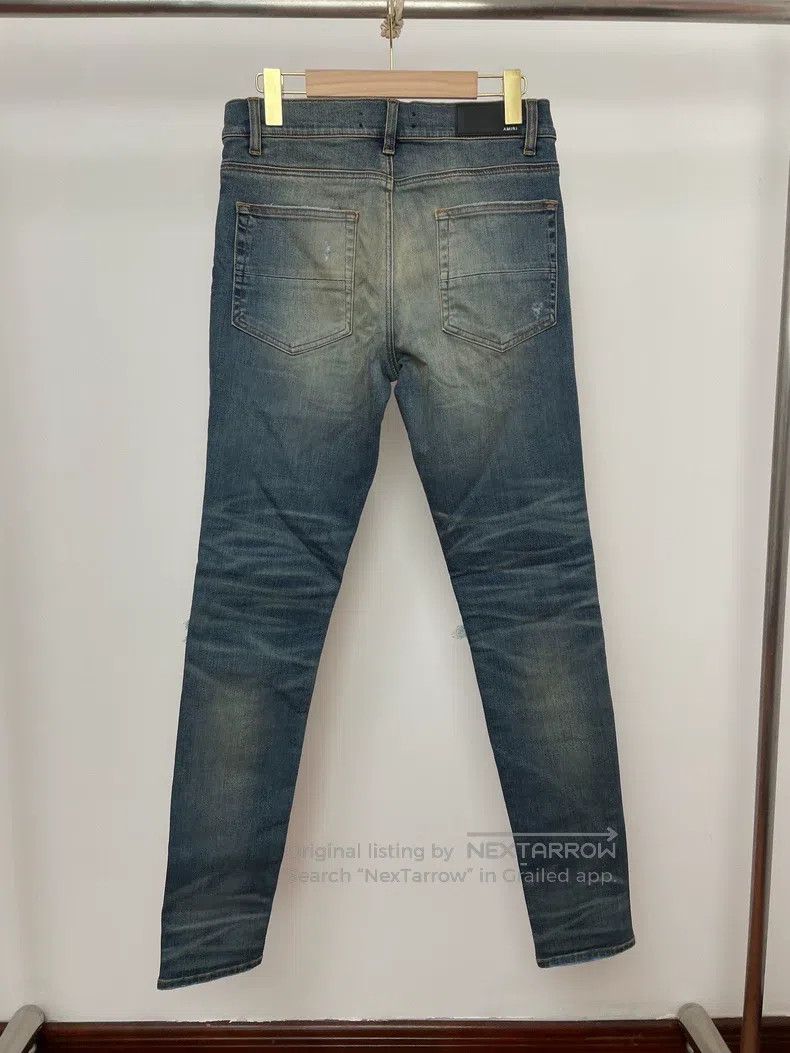 Amiri Amiri Ripped Slim Fit Denim Pants Size US 32 / EU 48 - 2 Thumbnail