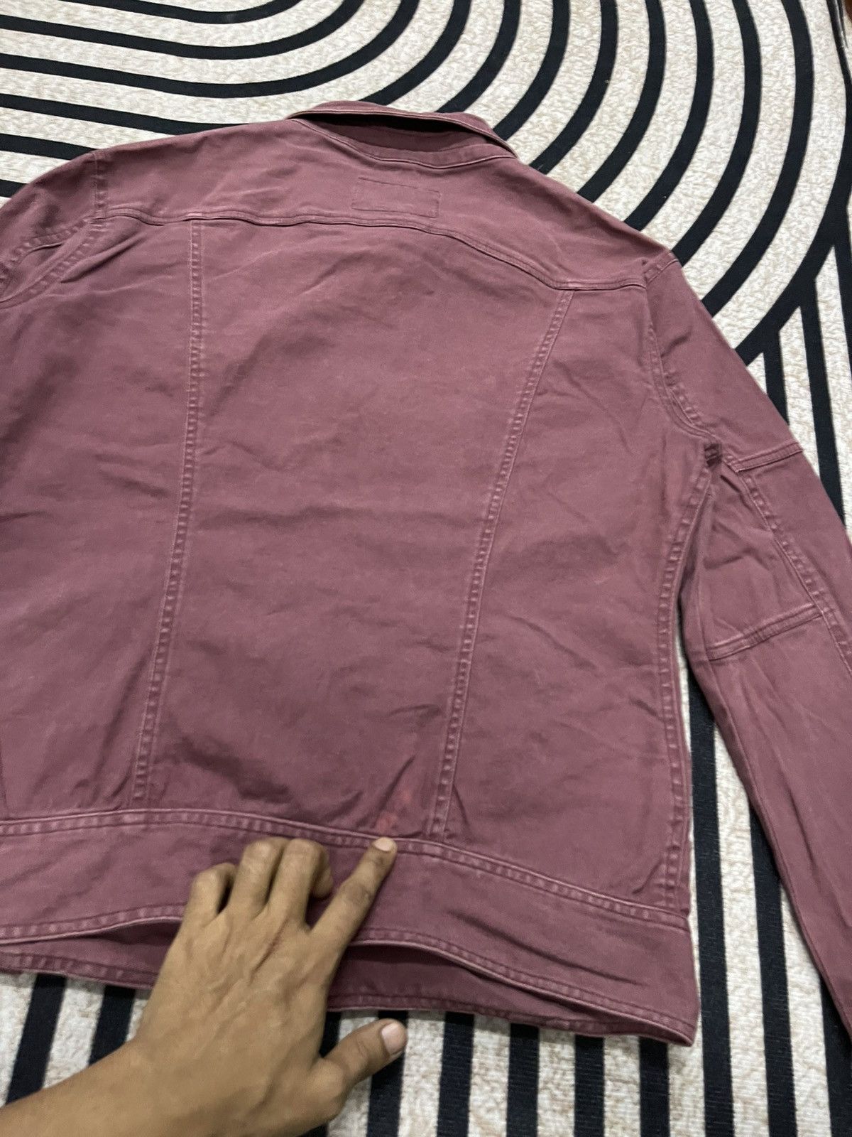 Dickies × Vintage 2000s DICKIES RED ZIPPER BIKER JACKET FADED Size US L / EU 52-54 / 3 - 15 Thumbnail