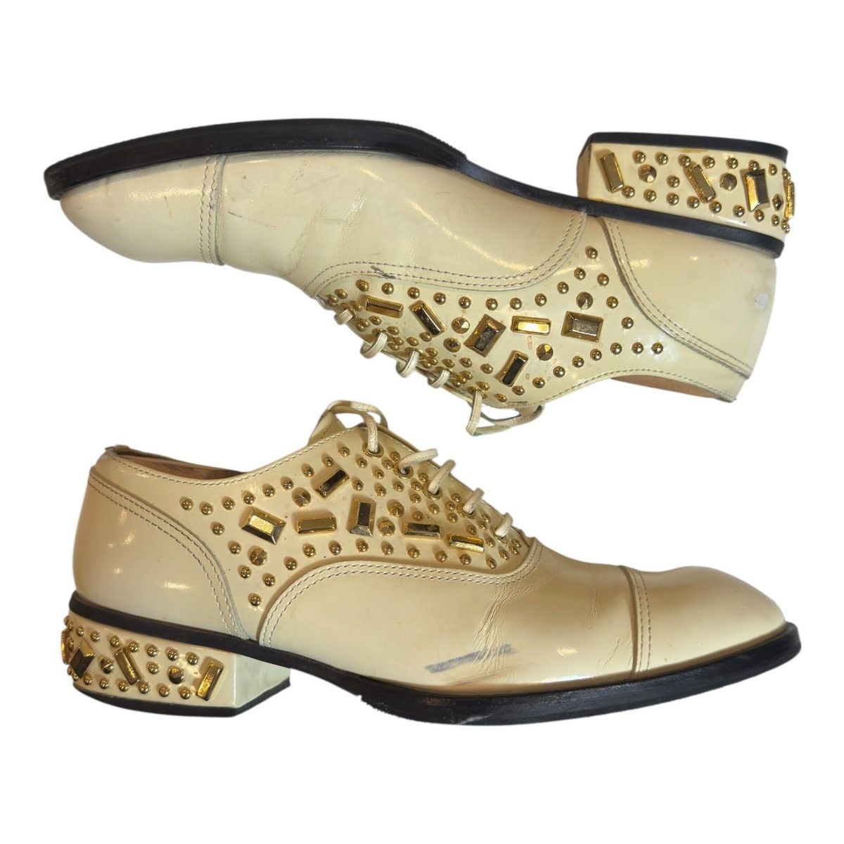Comme des Garcons Homme Plus Comme des Garçons Homme Plus SS07 Studded Derbies Size US 9 / EU 42 - 2 Thumbnail